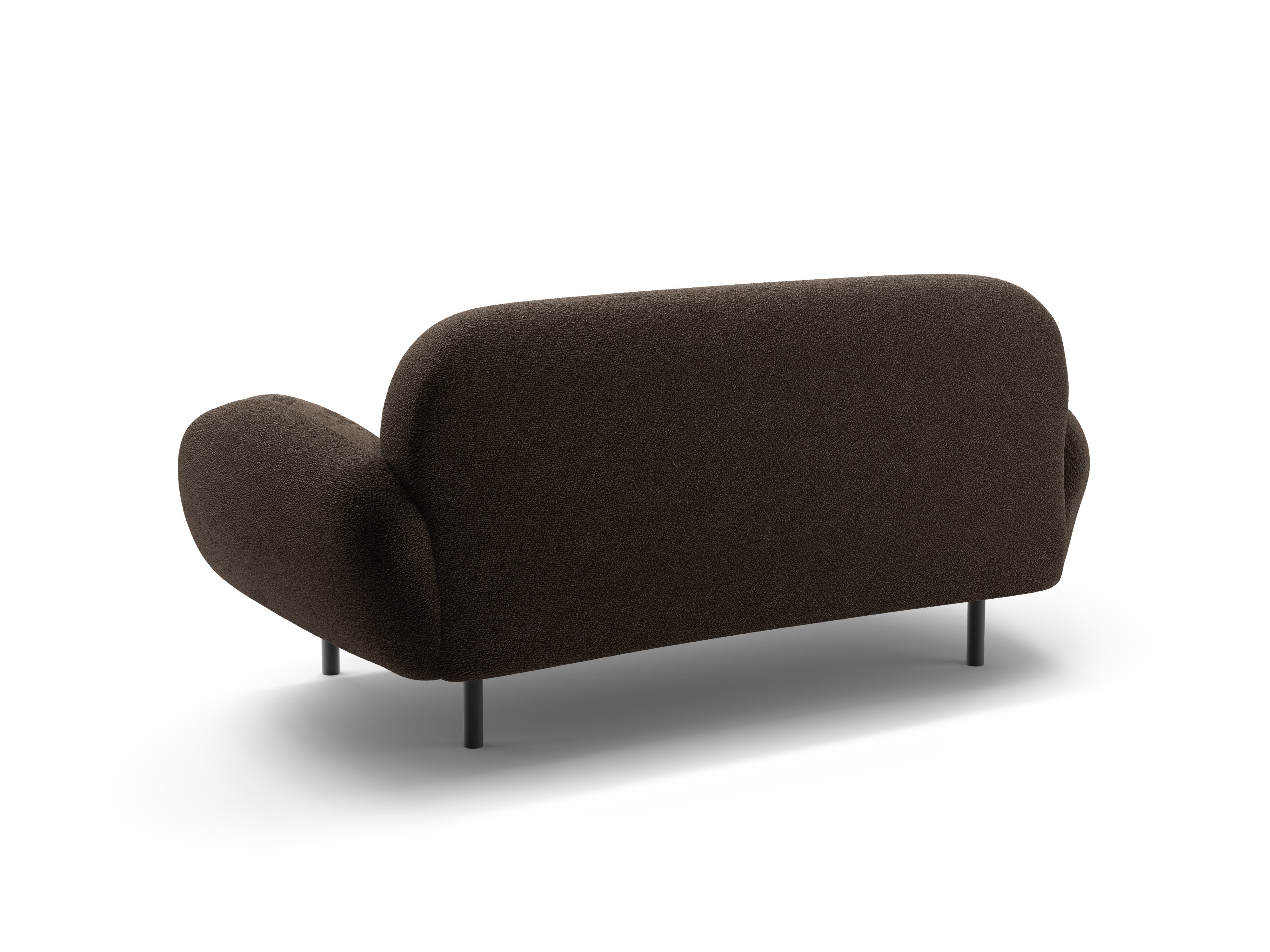 2-seater Sofa POPPY brown boucle