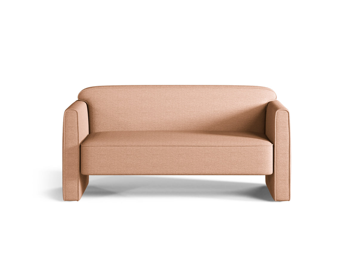 Sofa 2-osobová ABBY broskyňová