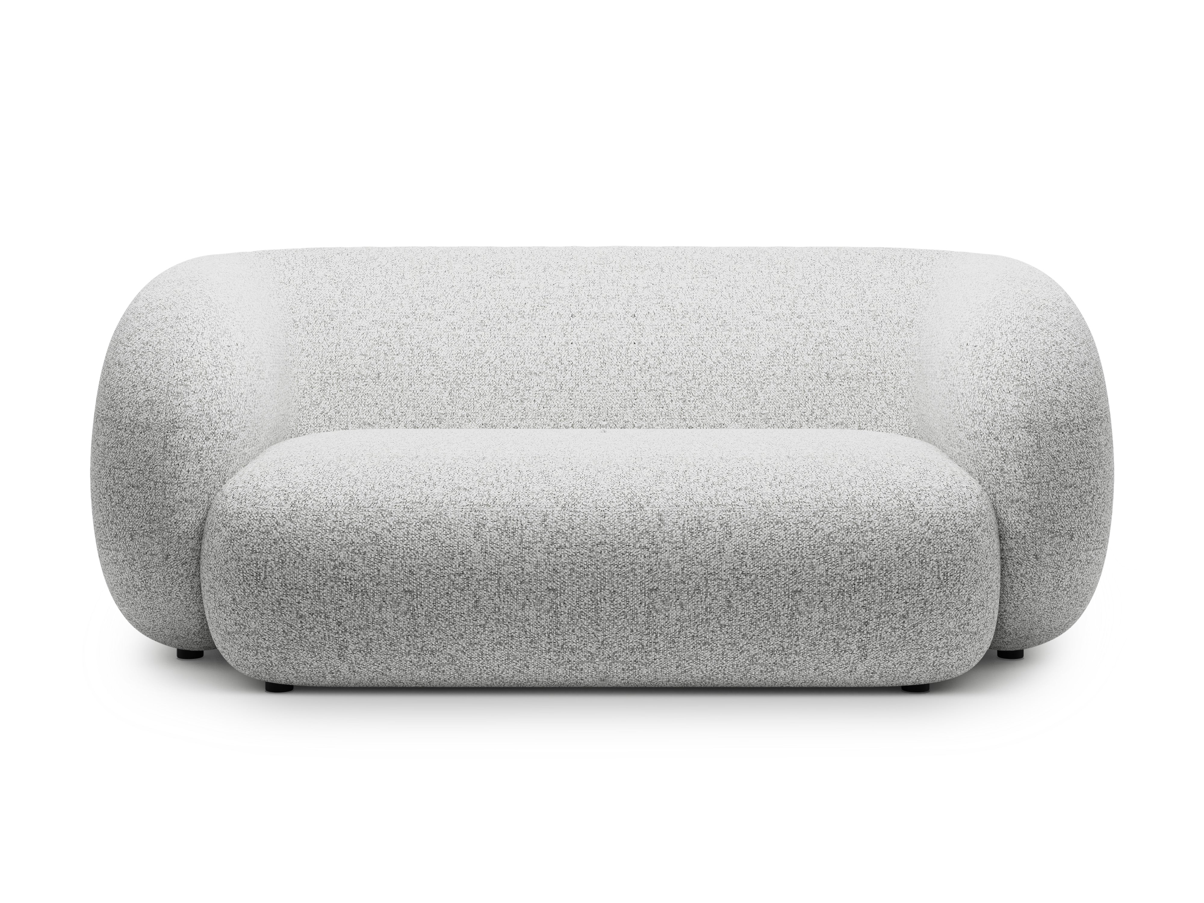 2-seater Sofa KATE light gray mélange