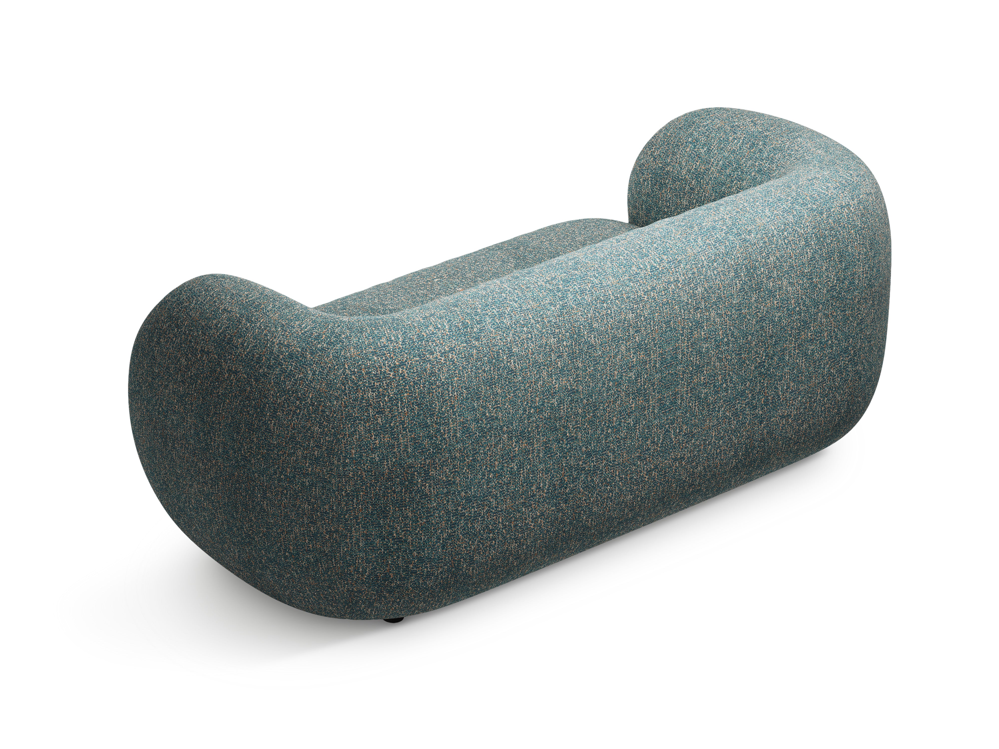 2-seater Sofa KATE blue mélange