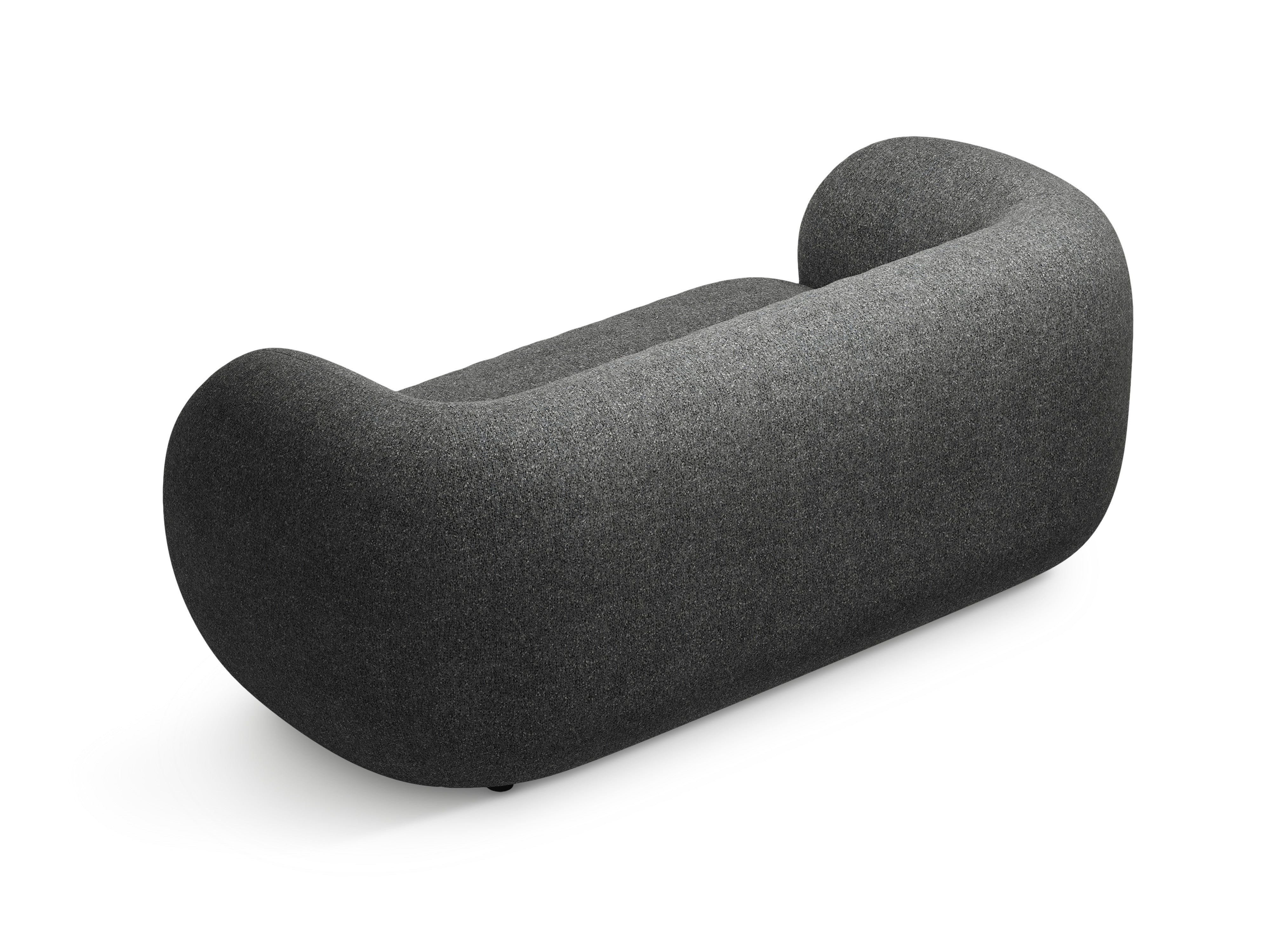 2-seater sofa KATE dark gray mélange