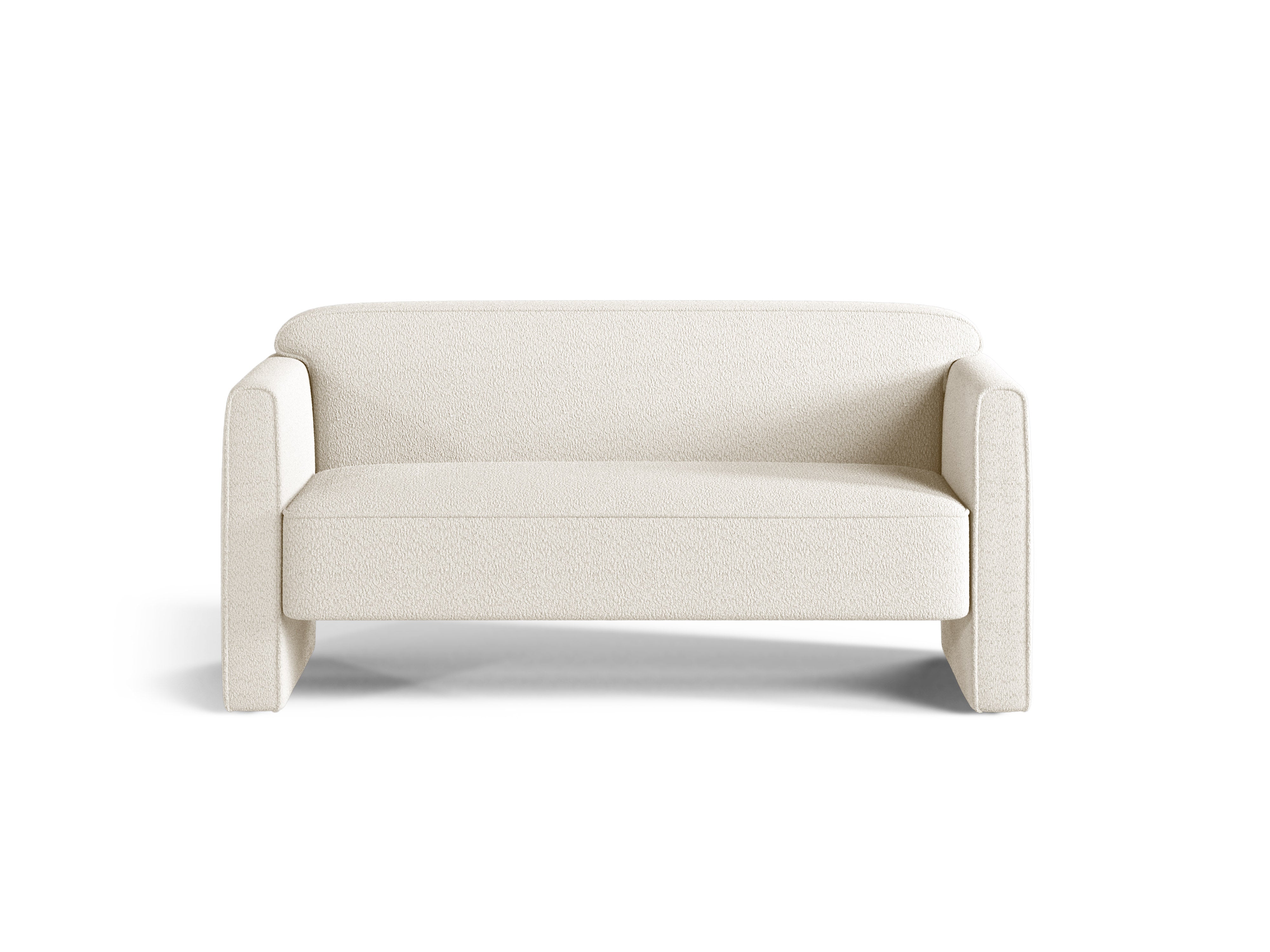 Sofa 2-osobová ABBY slonová kost boucle