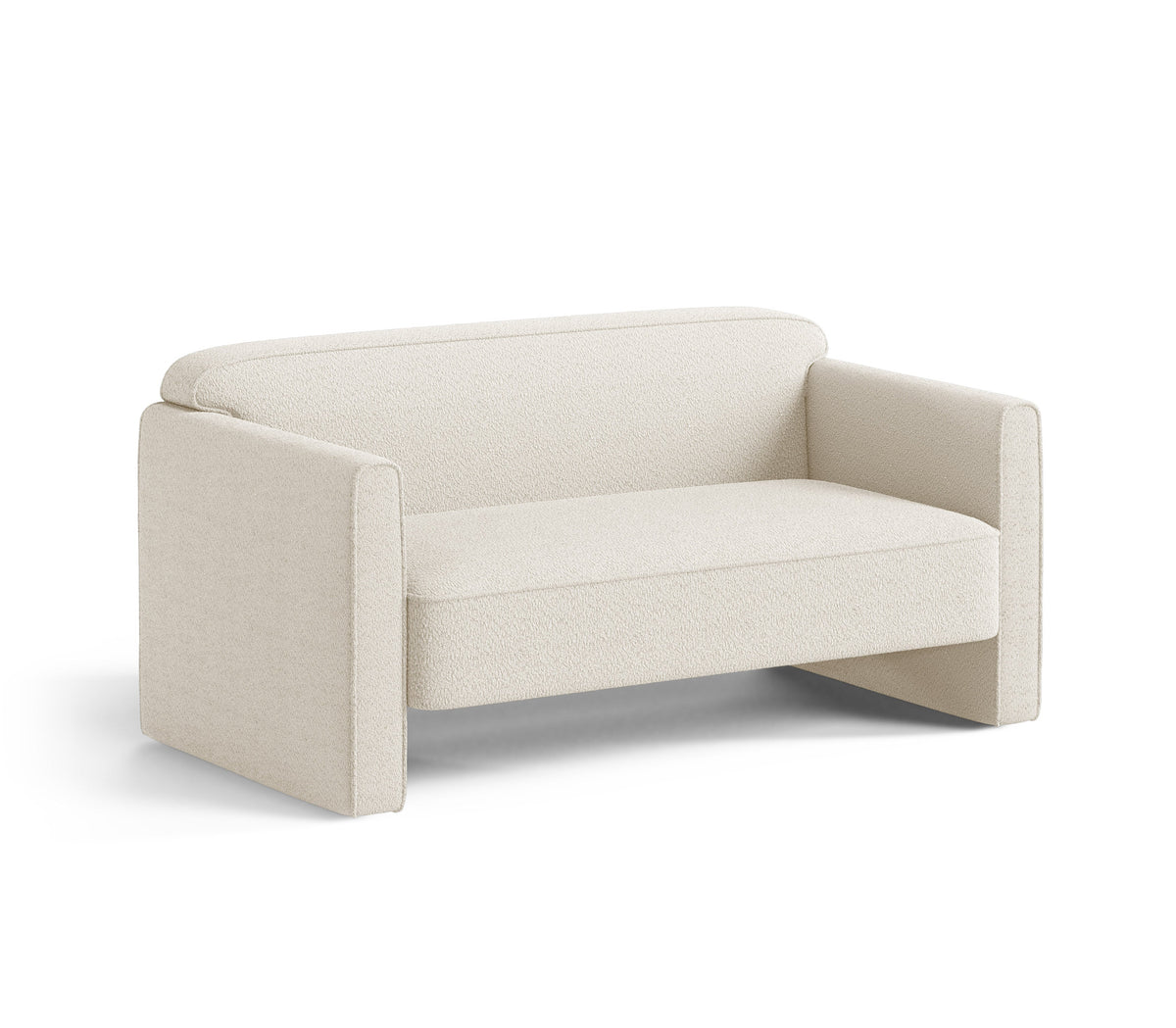 Sofa 2-osobová ABBY slonová kost boucle