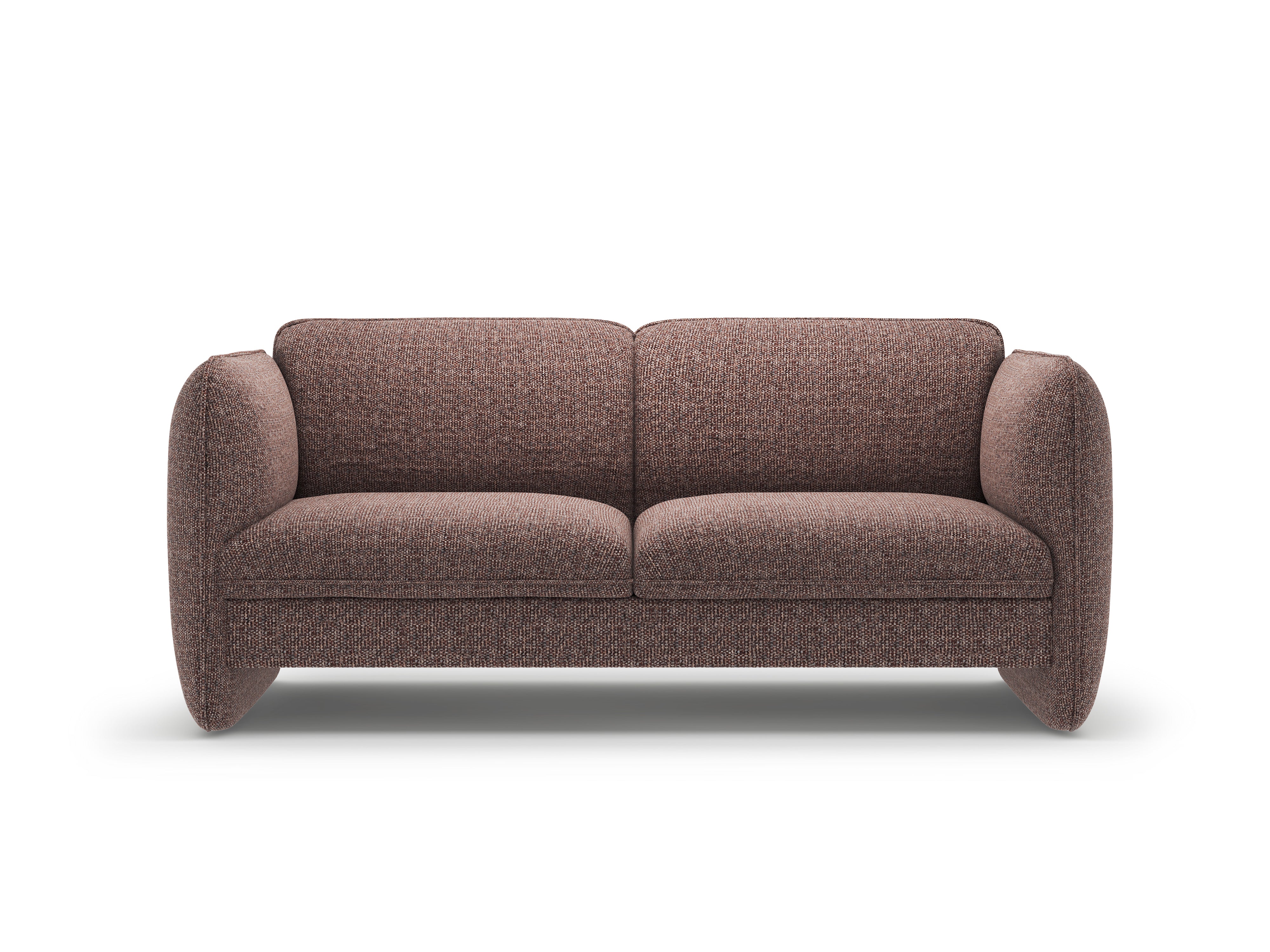 Sofa pre 2 osoby GEORGIA hnedý šenil