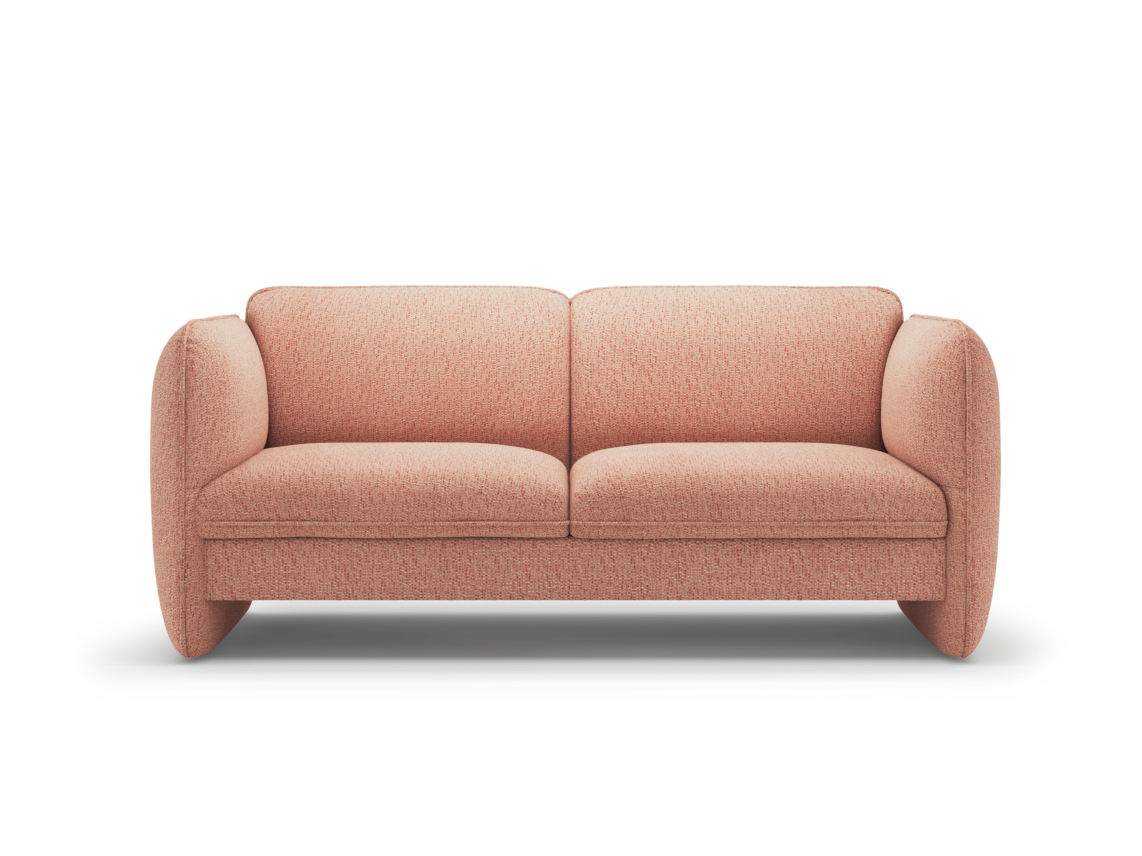 Sofa pre 2 osoby GEORGIA, ružový šenil