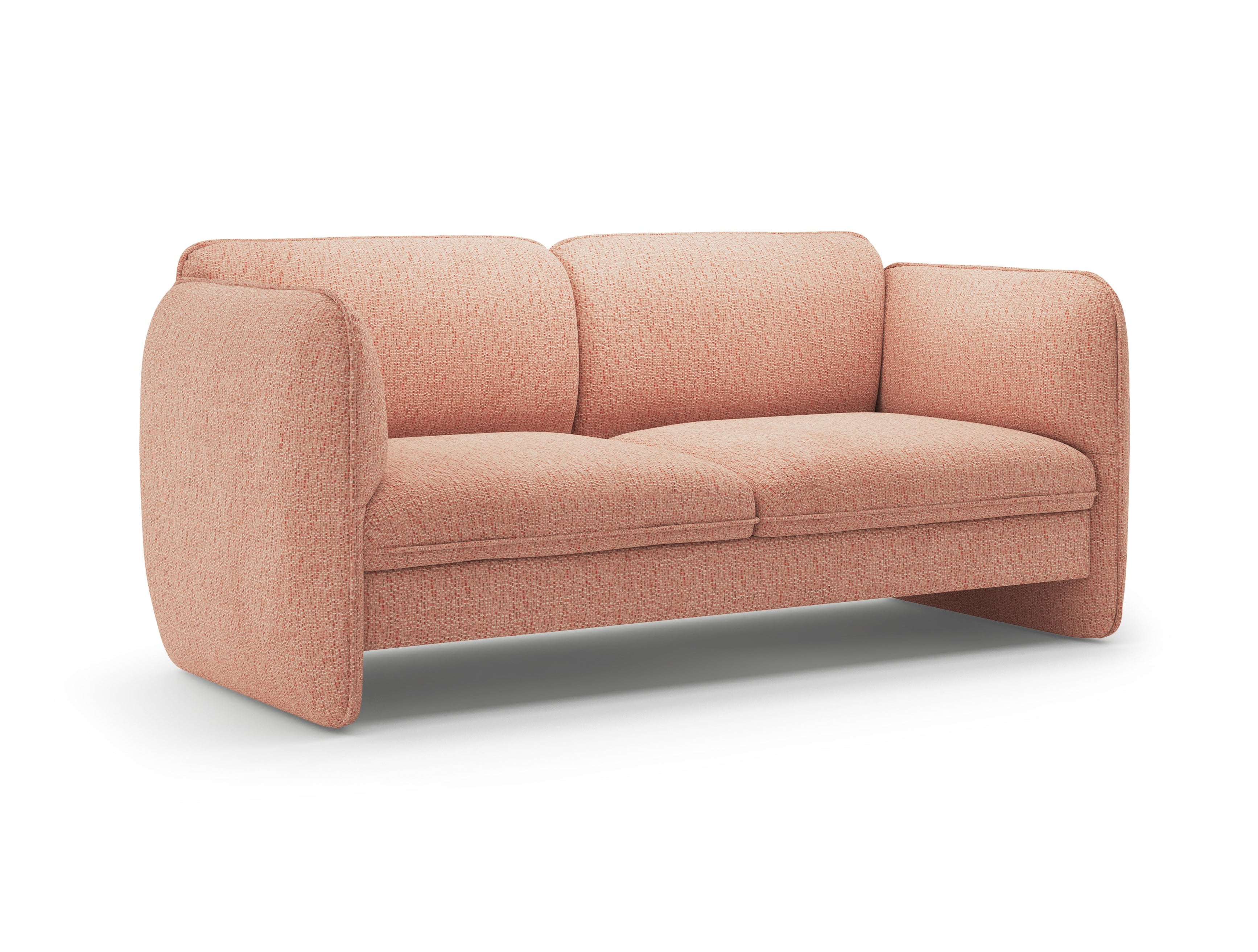 Sofa pre 2 osoby GEORGIA, ružový šenil