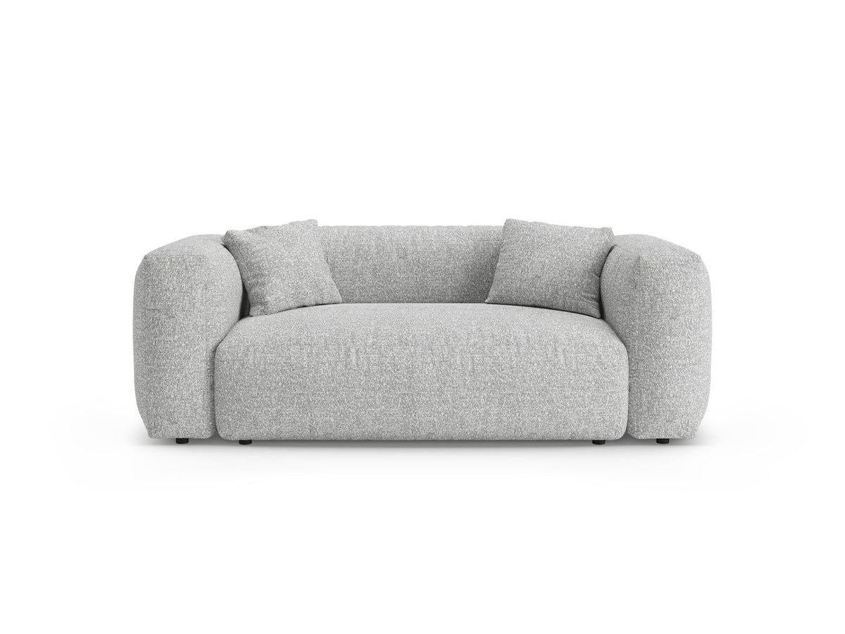 Sofa 2-osobowa MARTINA srebrny boucle – Micadoni