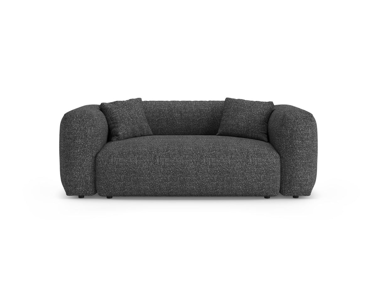 Sofa 2-osobowa MARTINA antracytowy boucle – Micadoni