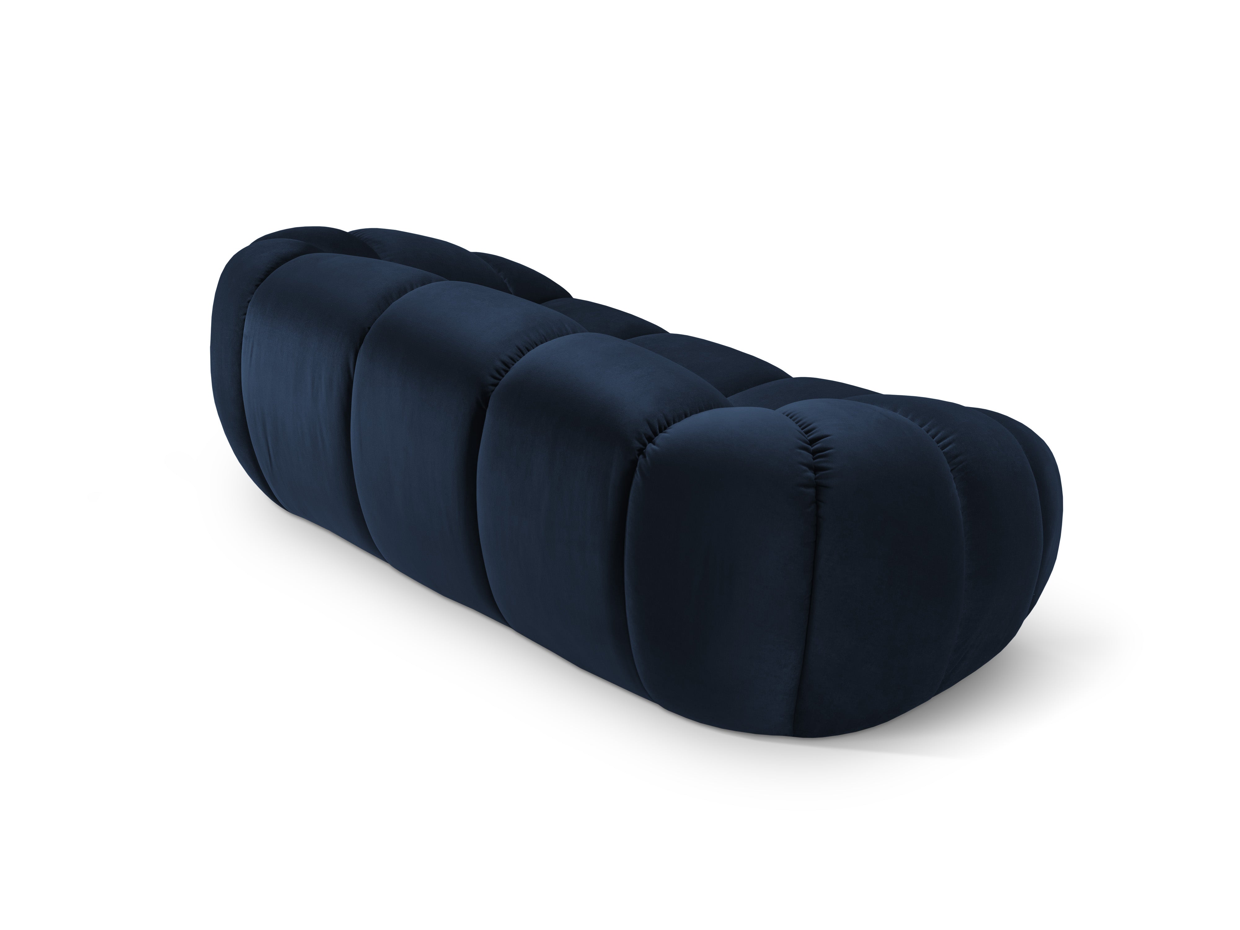 Sofa z jemného velúru 2-miestna DIANA kráľovsky modrá