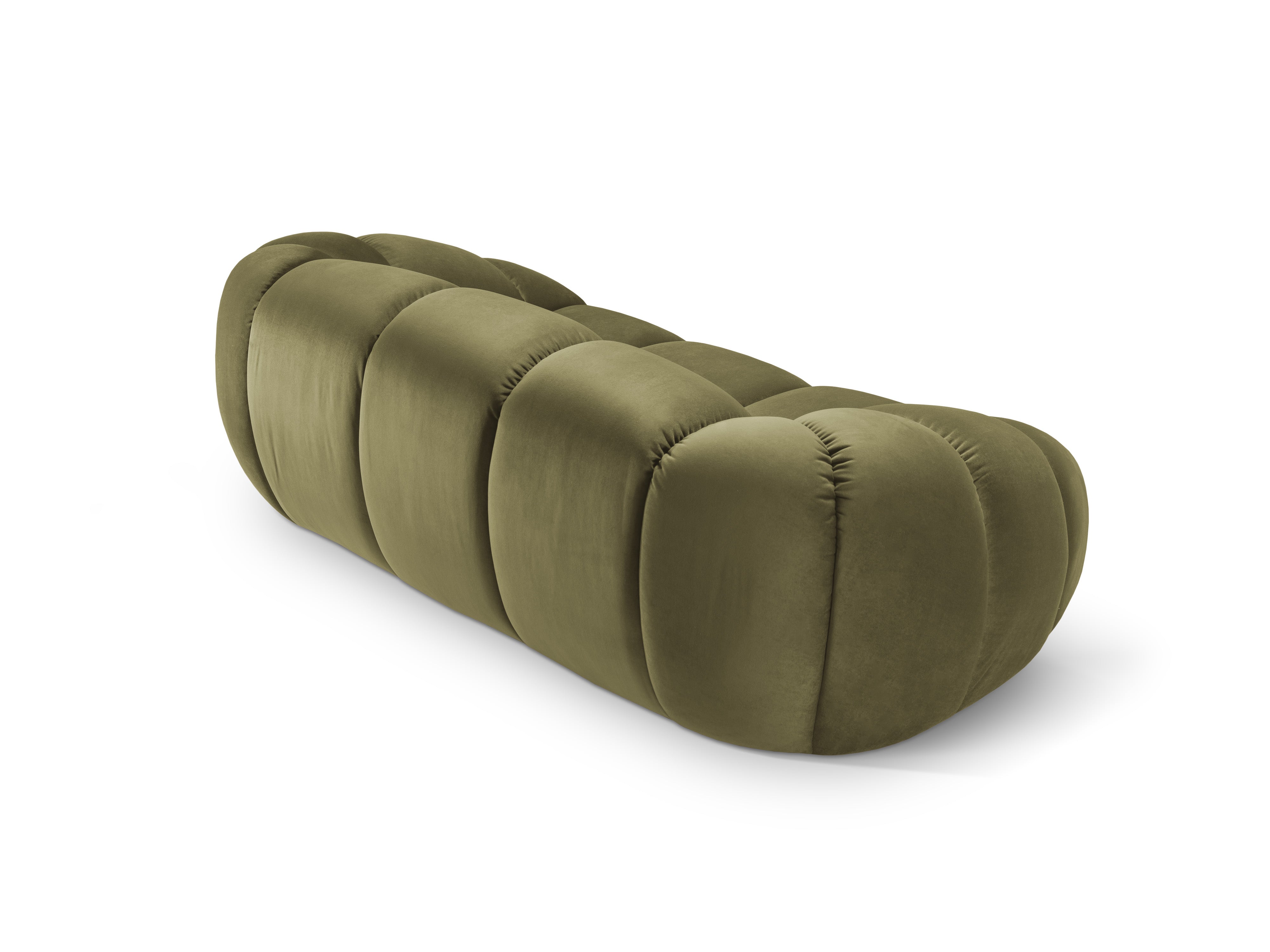 Velvet 2-Seater Sofa DIANA Green