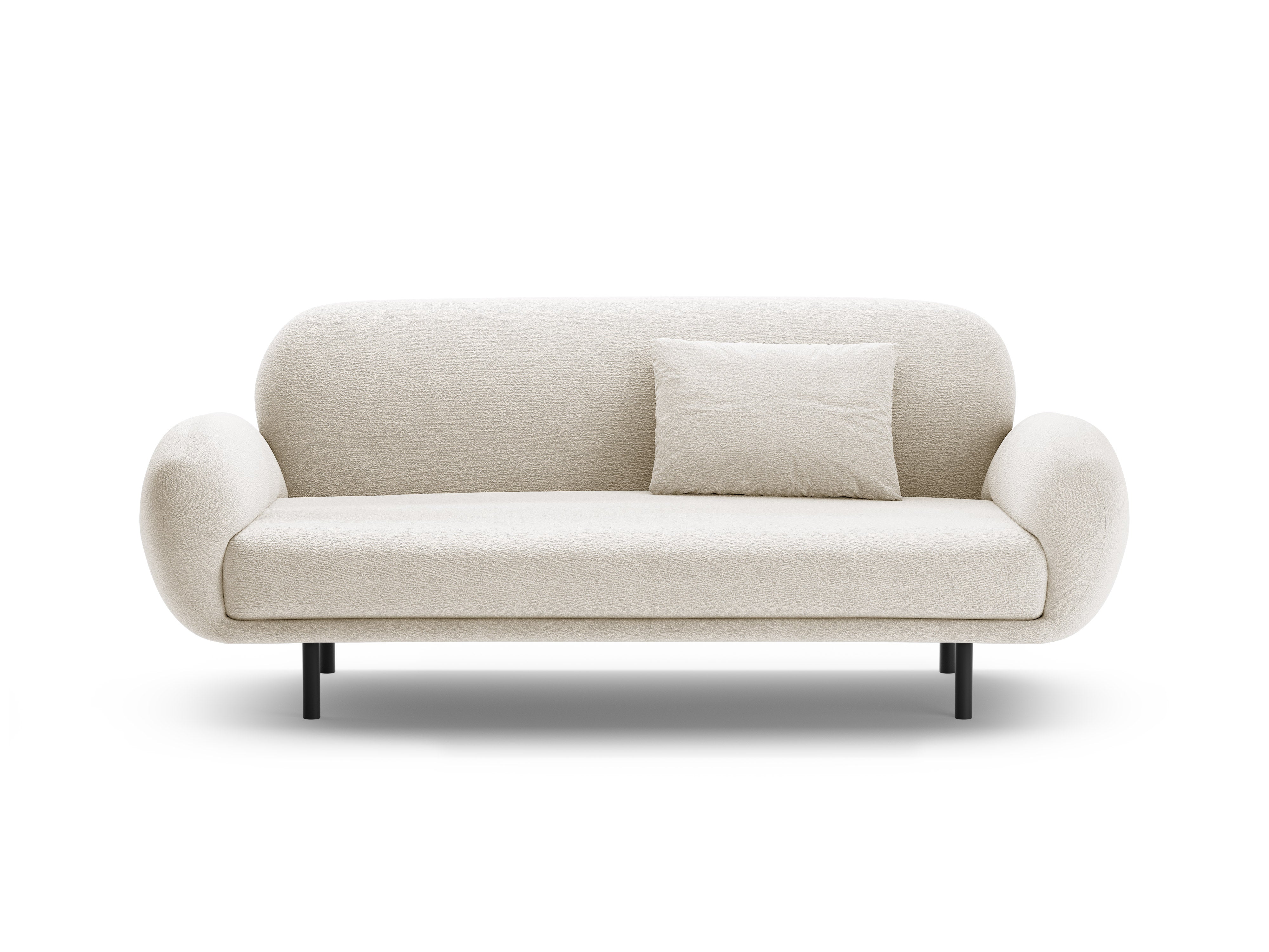 Sofa 2,5-osobová POPPY biela boucle
