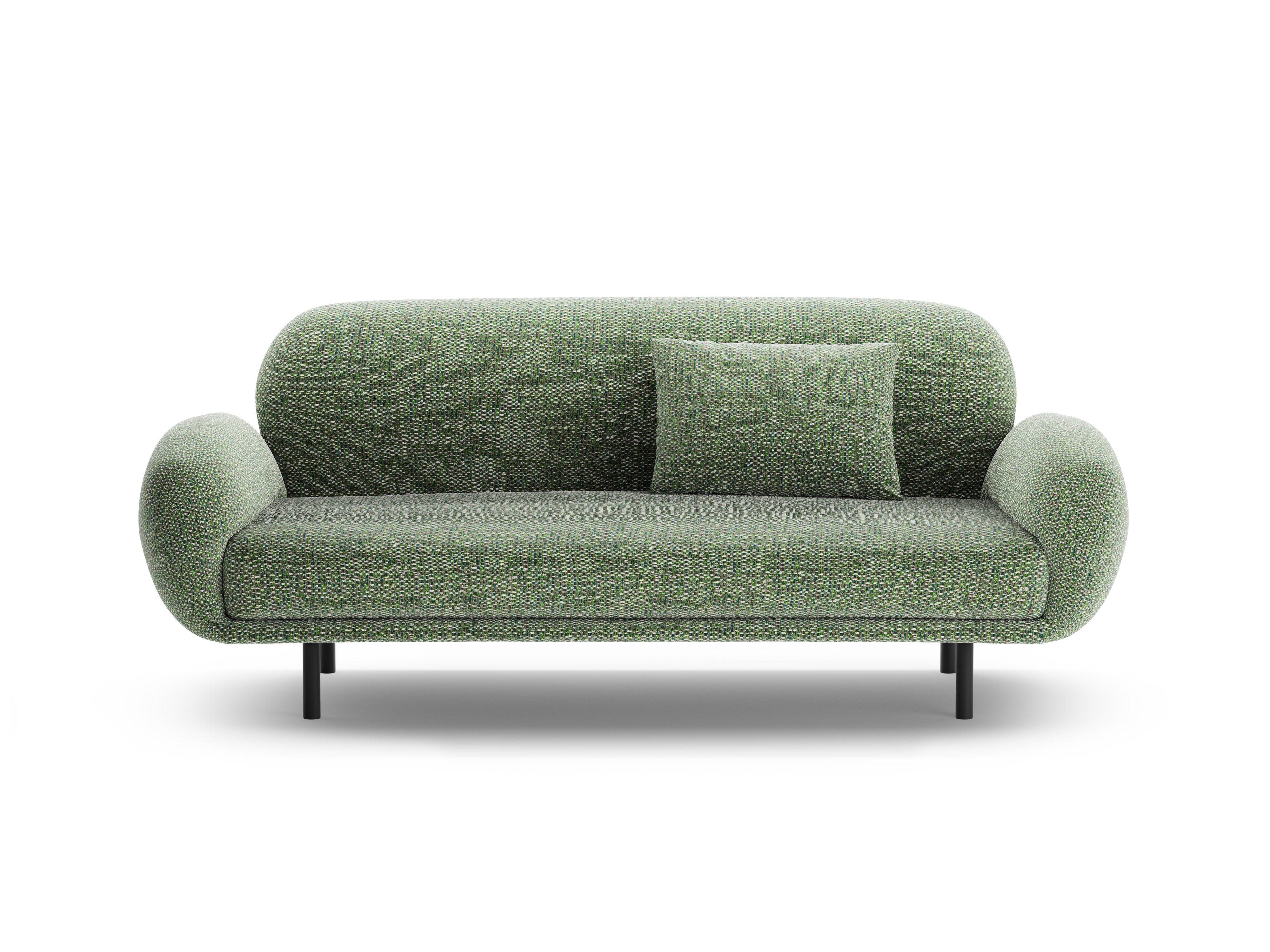 POPPY cushion green chenille