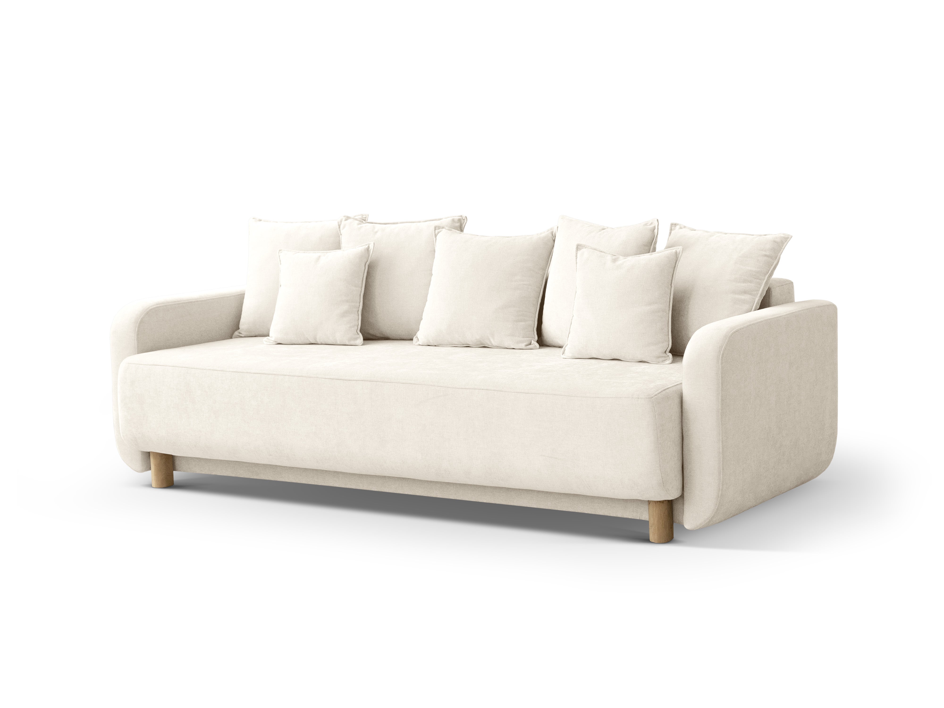 Pohovka s funkciou spania ELEN slonová kosť szenil