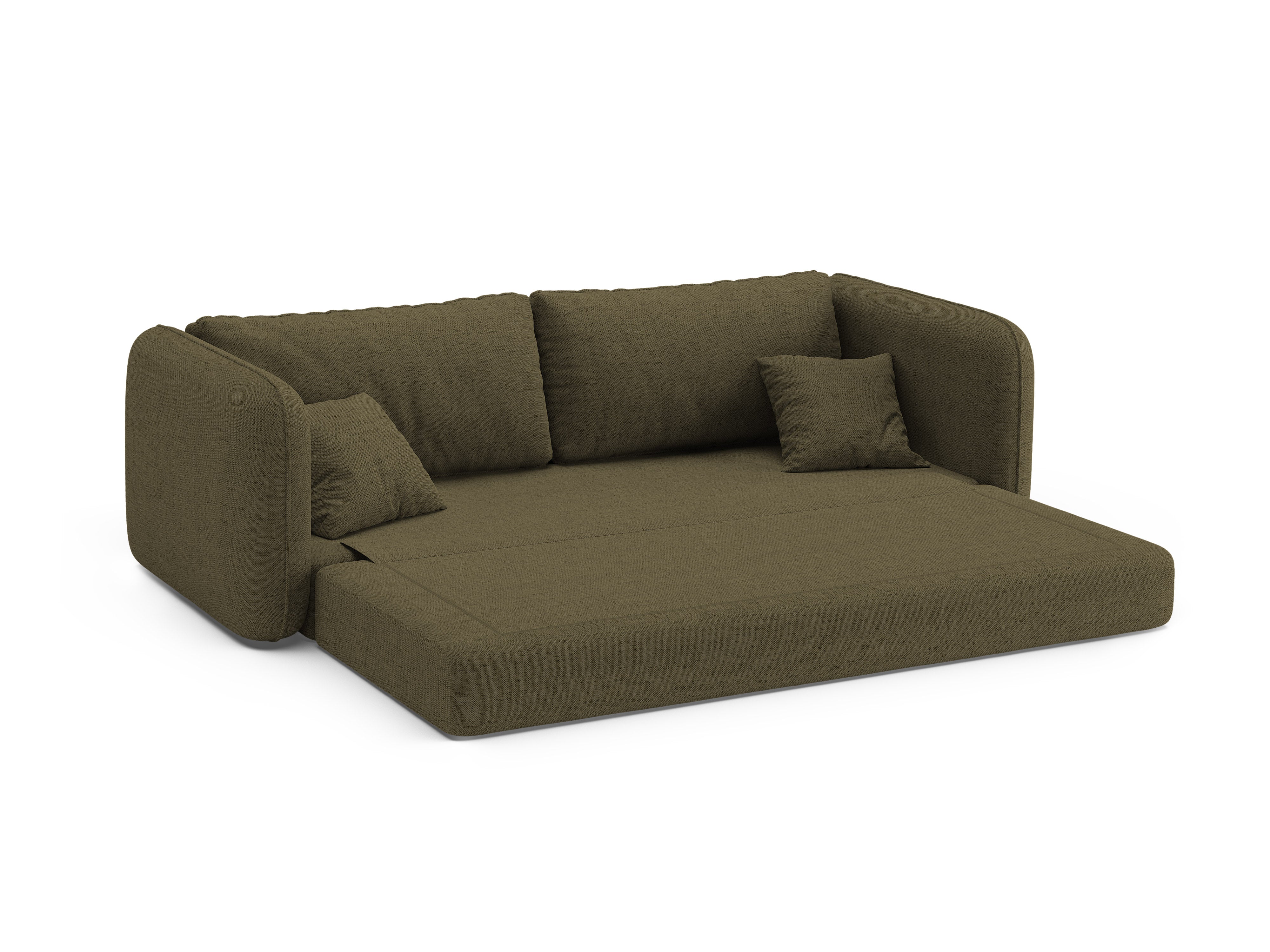 3-Seater Sofa with Sleeping Function DORMI Green