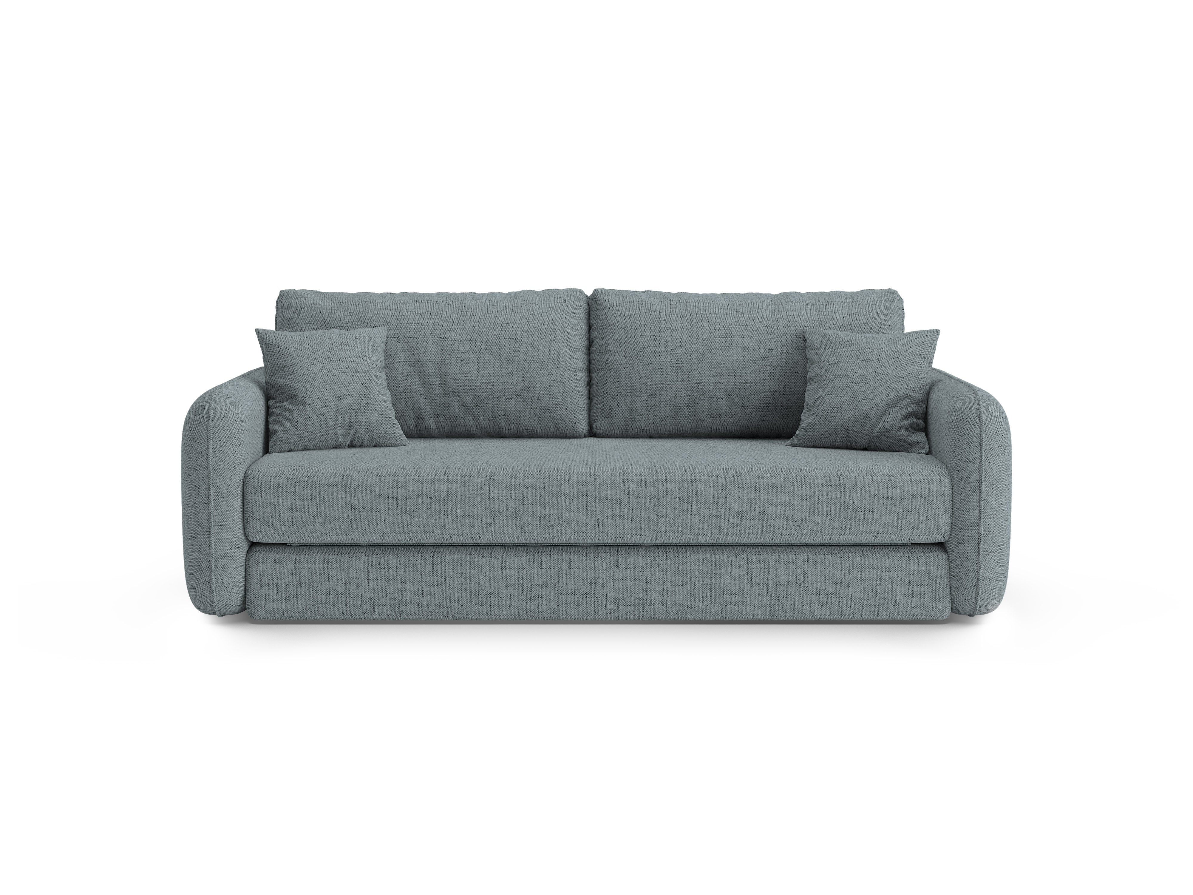 Dormi 3-Seater Sofa with Sleeping Function in Light Blue