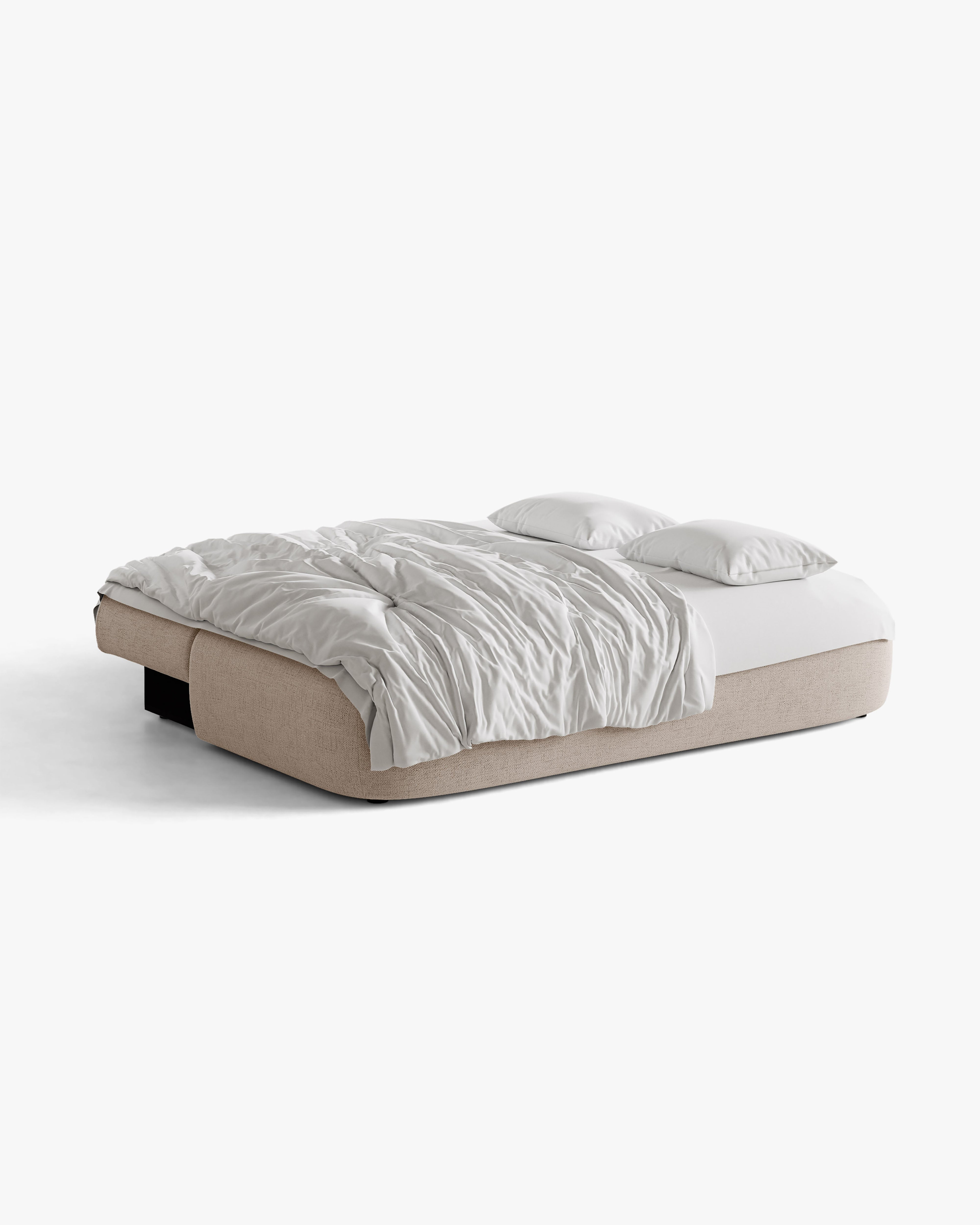Sofa pre 3 osoby s funkciou spania HENA cappuccino