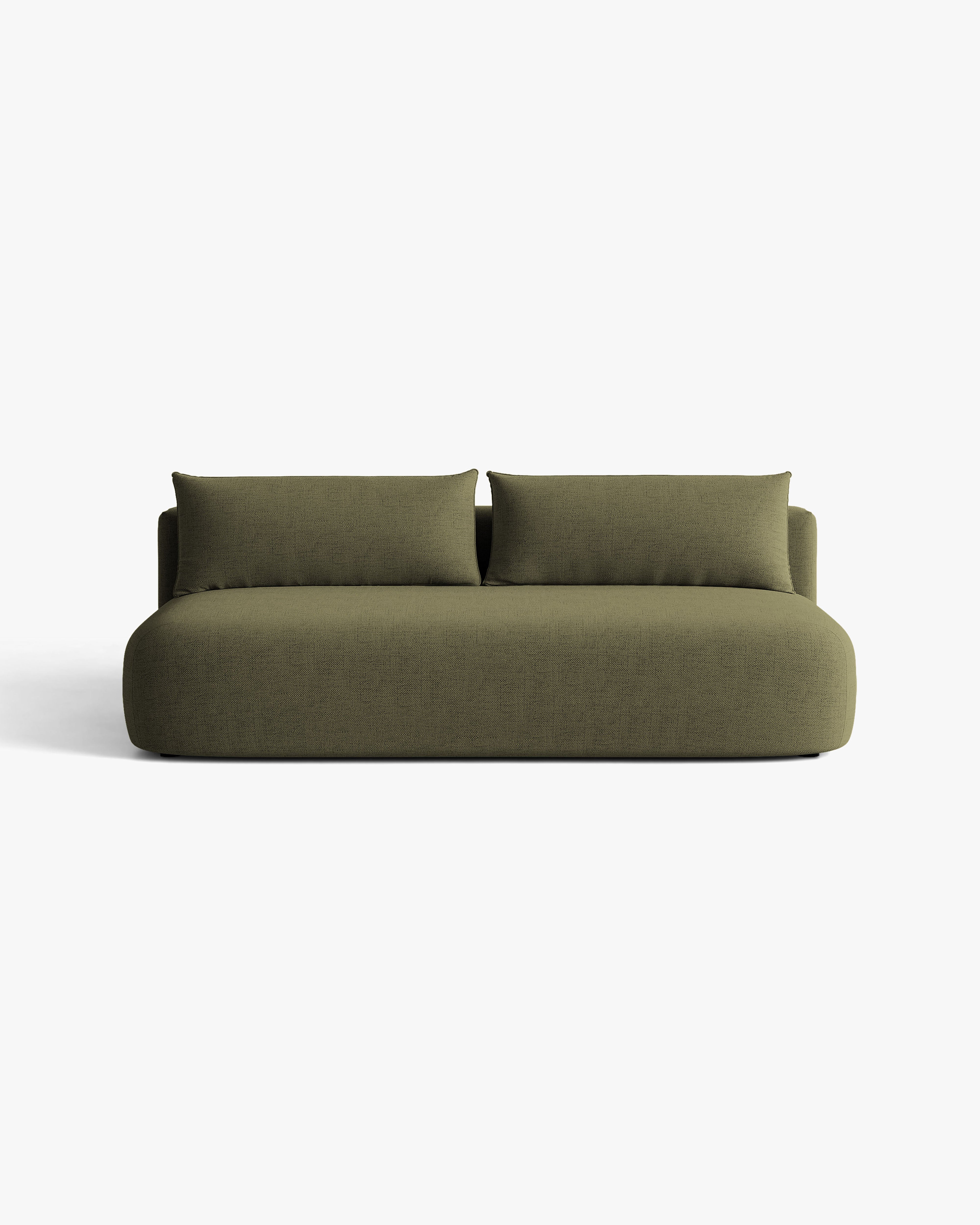 Sofa pre 3 osoby s funkciou spania HENA zelená
