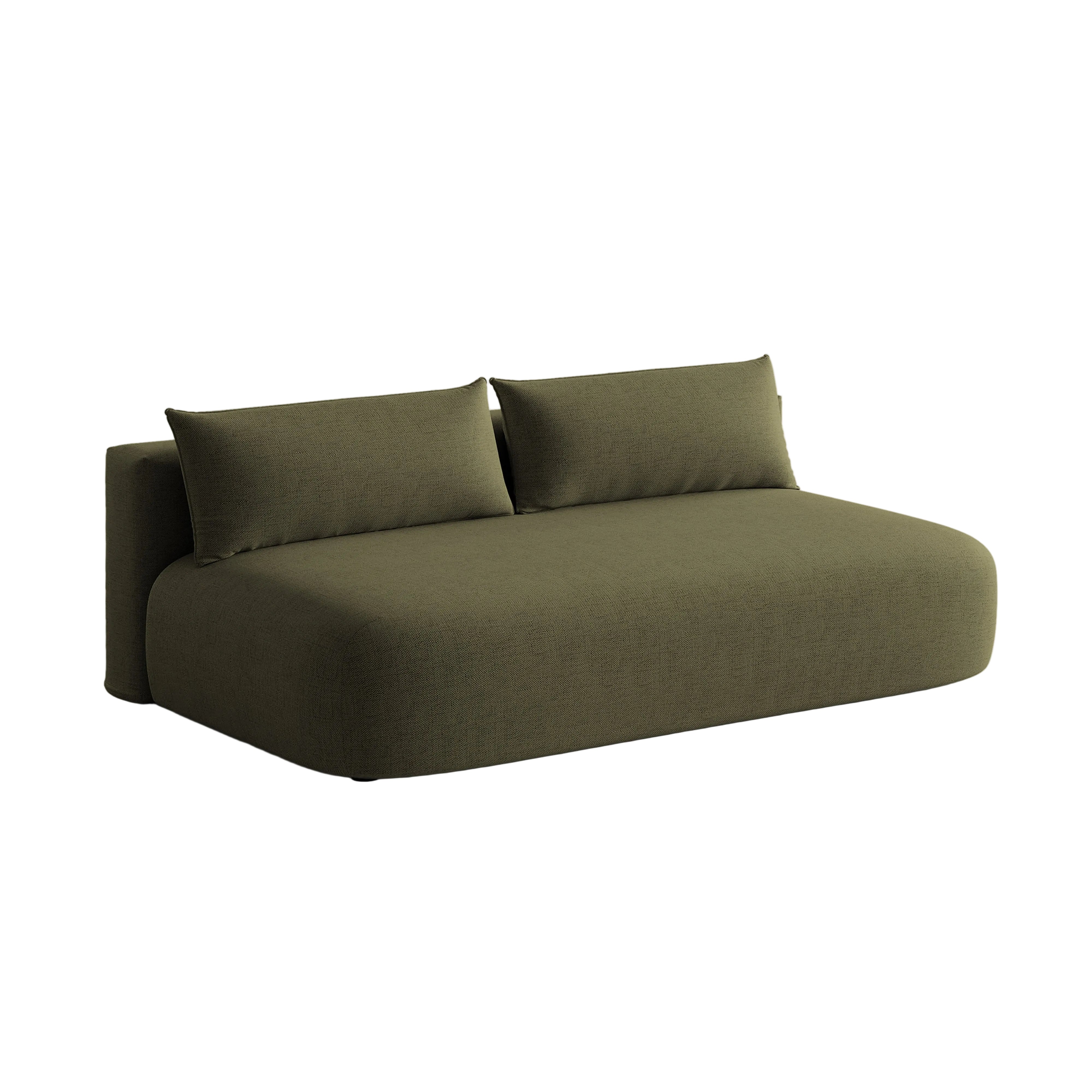 Sofa pre 3 osoby s funkciou spania HENA zelená