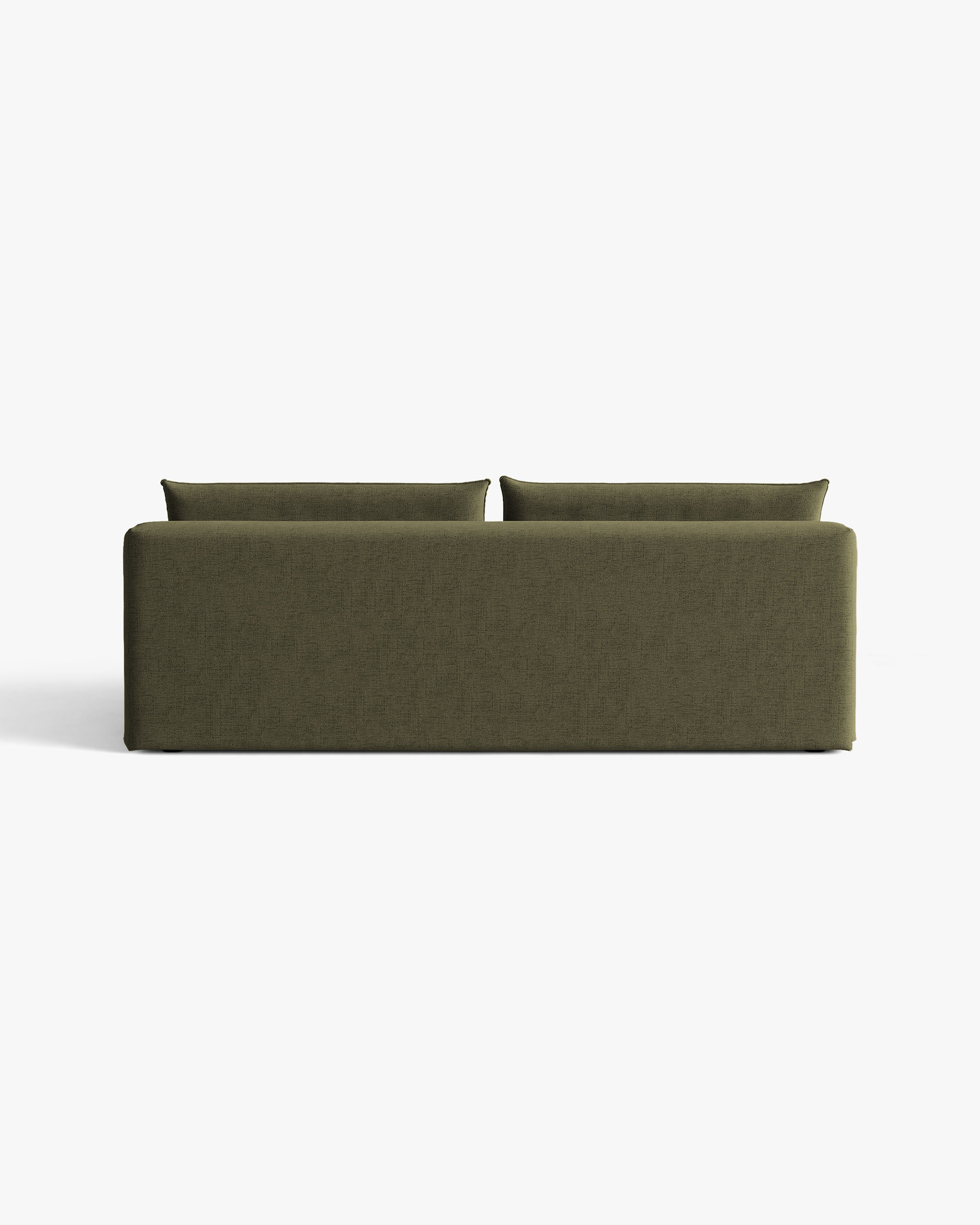 Sofa pre 3 osoby s funkciou spania HENA zelená