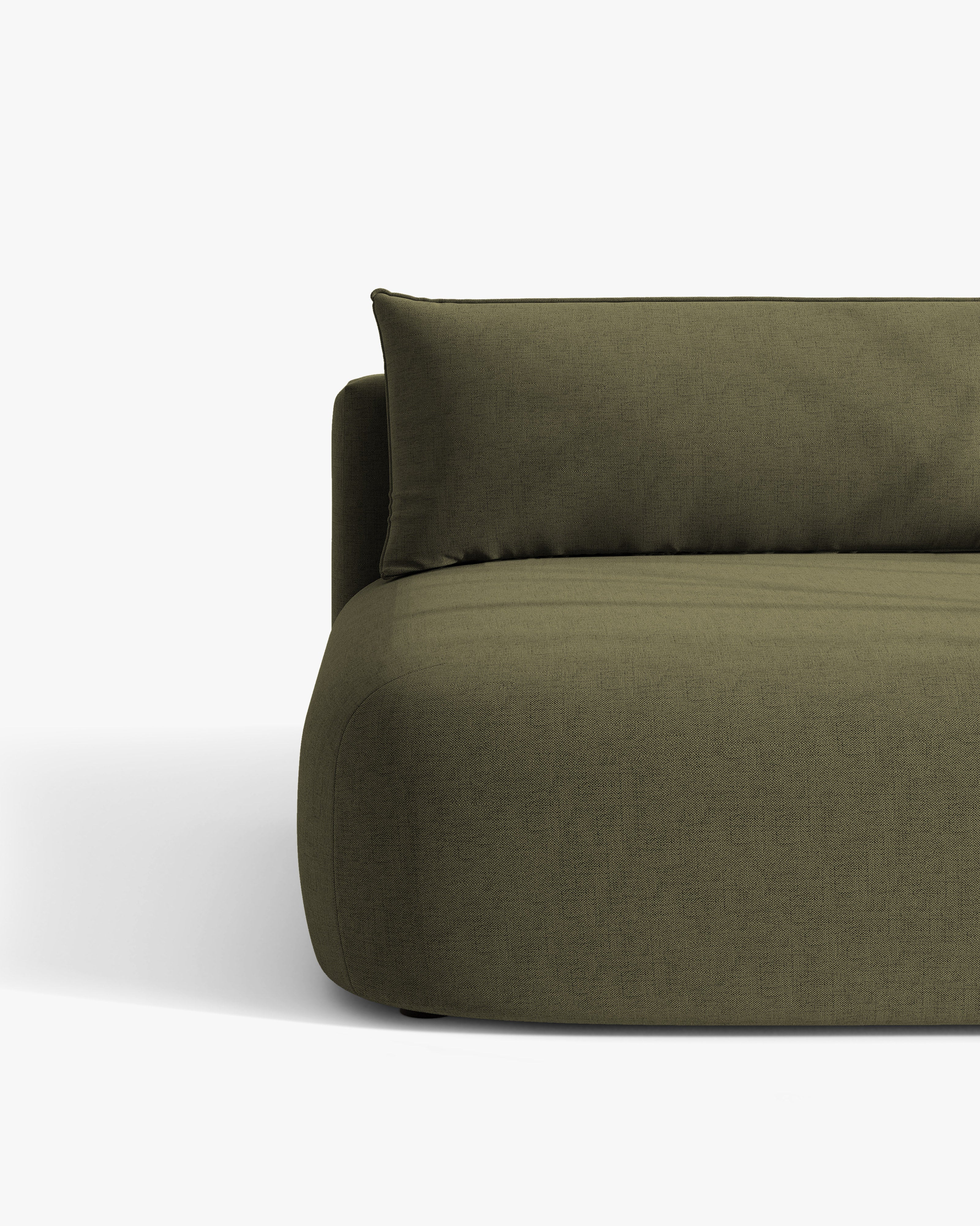Sofa pre 3 osoby s funkciou spania HENA zelená