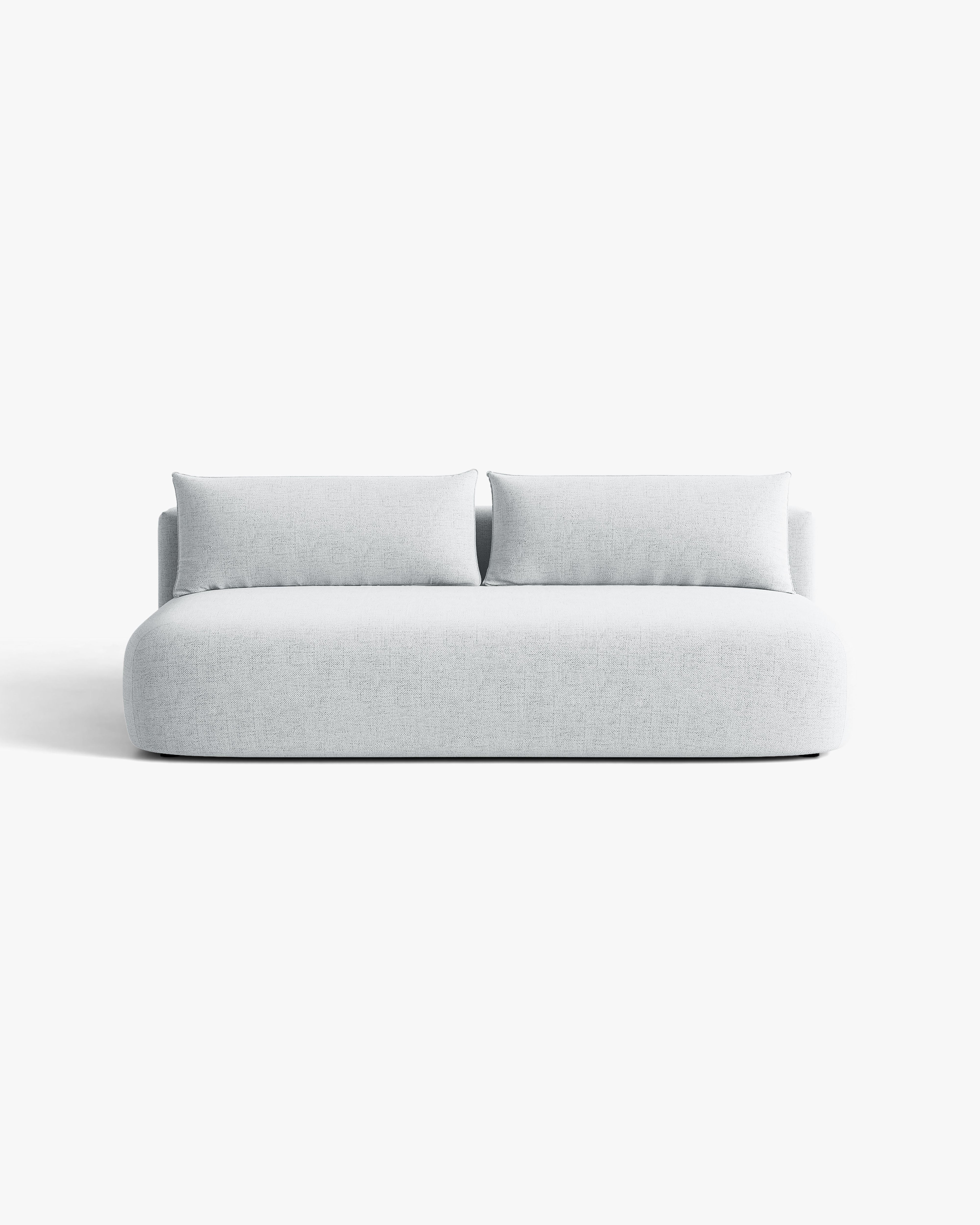 Sofa pre 3 osoby s funkciou spania HENA svetlosivá