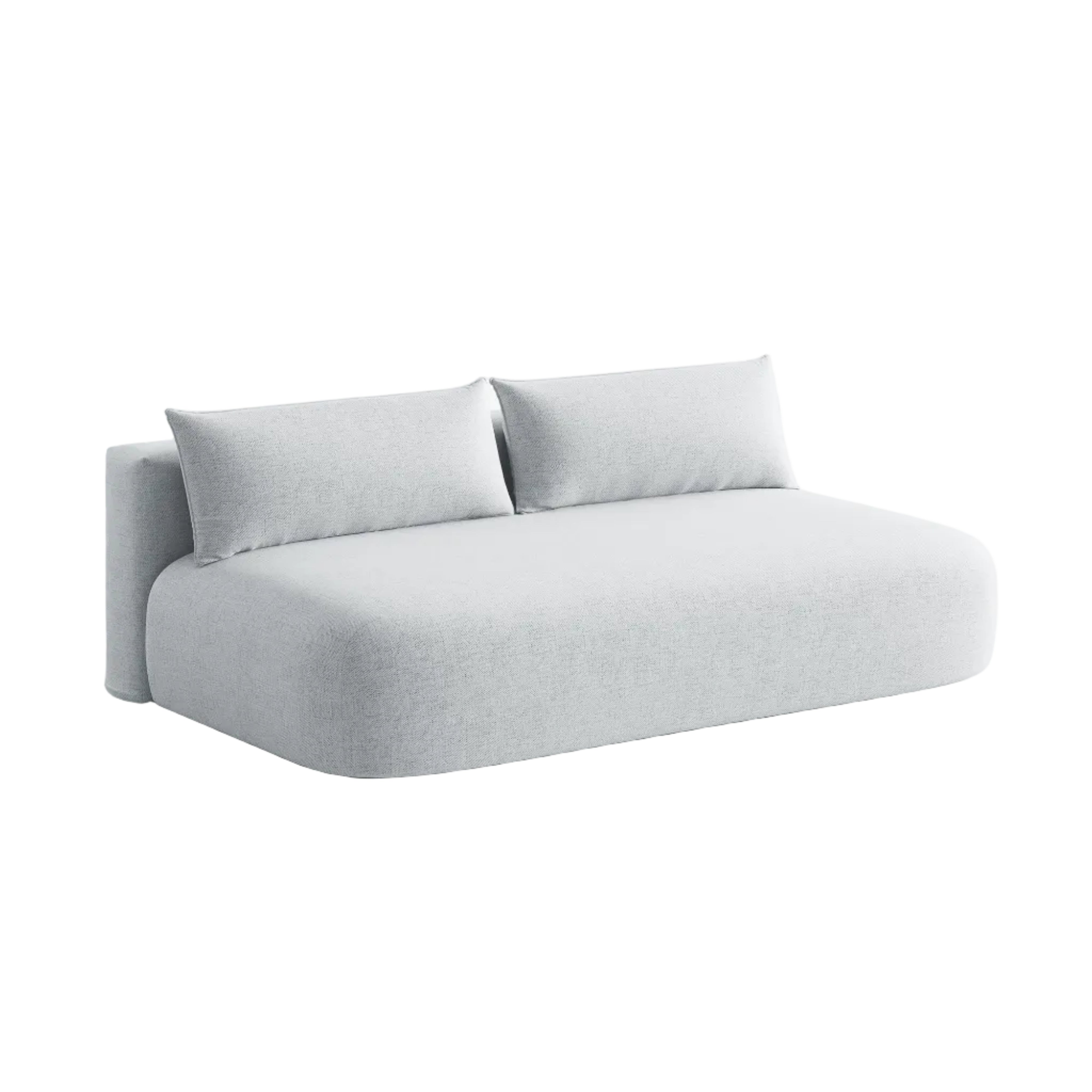 Sofa pre 3 osoby s funkciou spania HENA svetlosivá
