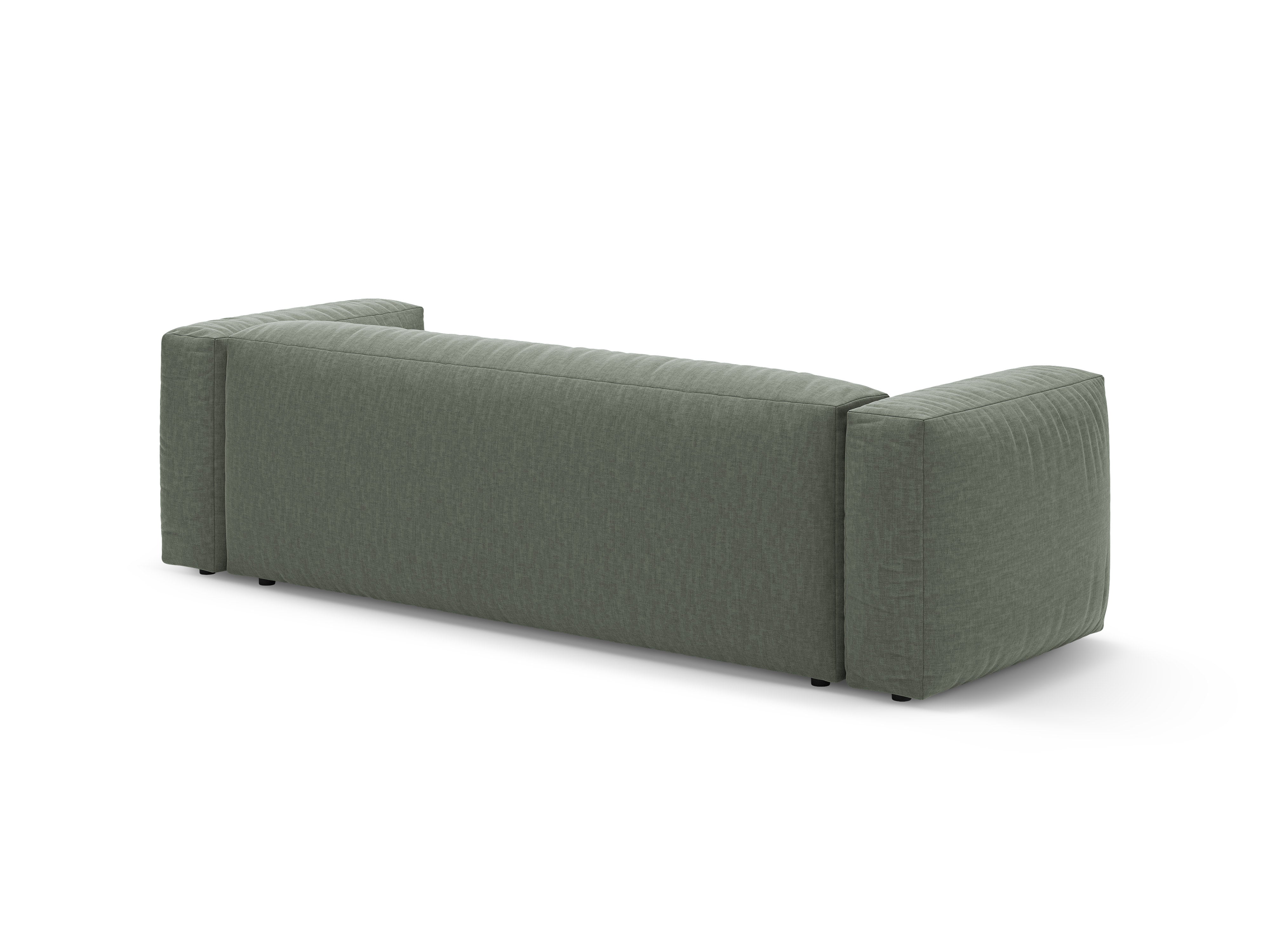 3-Seater Sofa with Sleeping Function MARTINA Moss Green