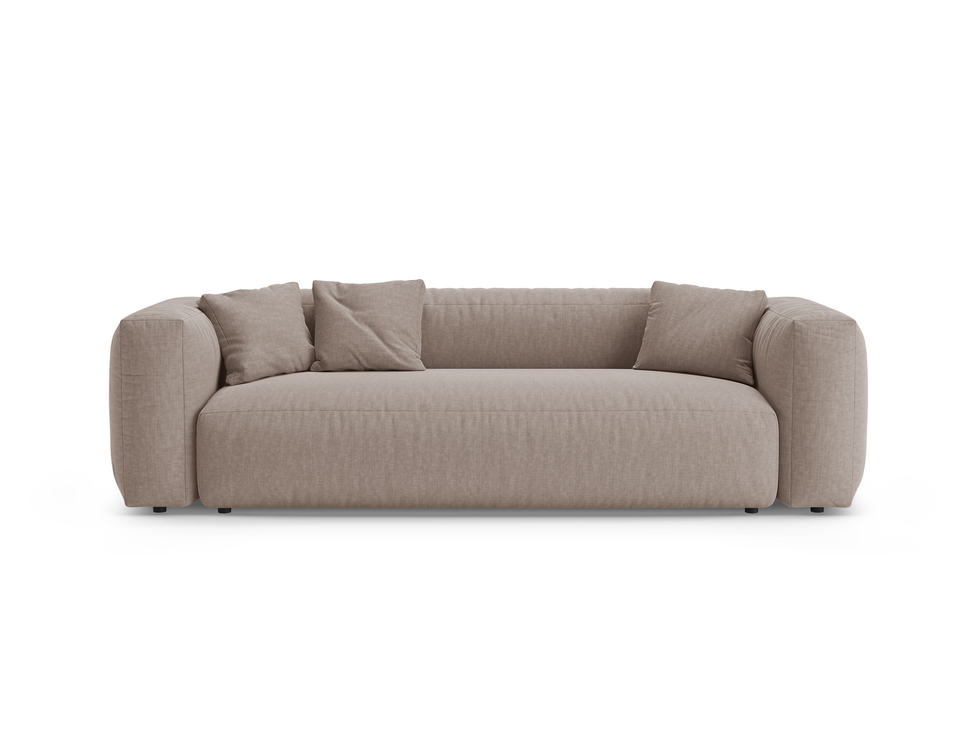 3-Seater Sofa with Sleeping Function MARTINA Dark Beige