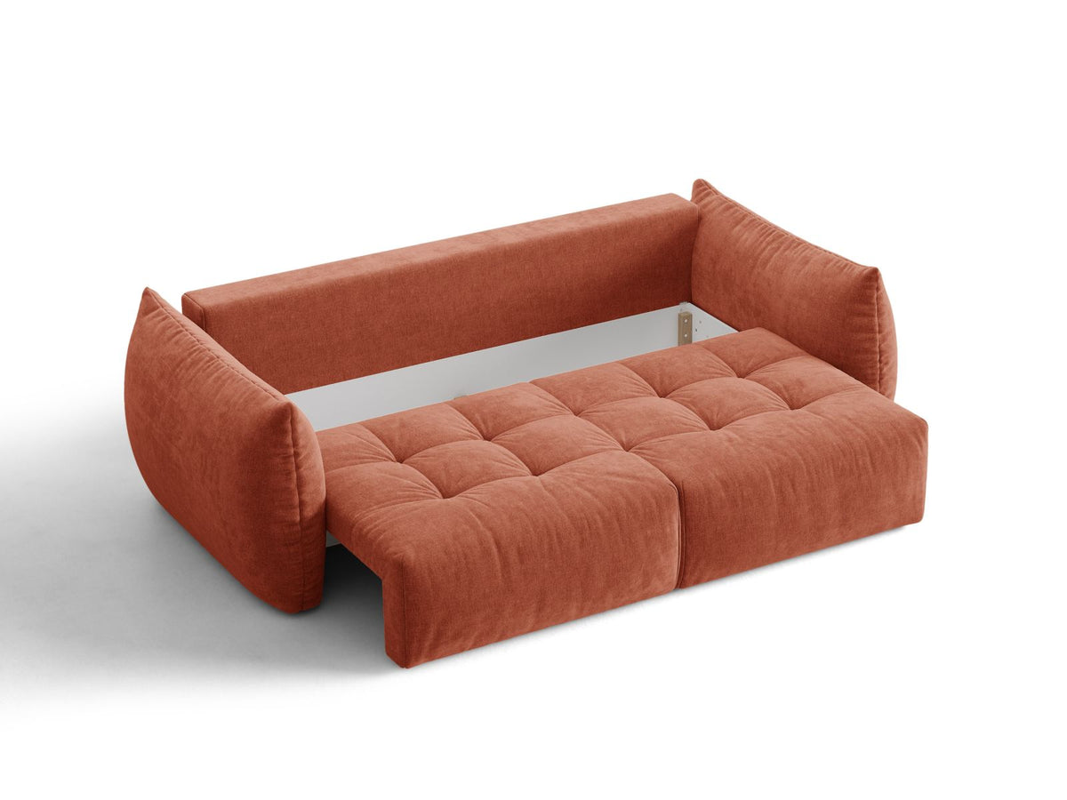 Sofa 3-osobowa z funkcją spania BLOOM kasztanowy – ujęcie 5
