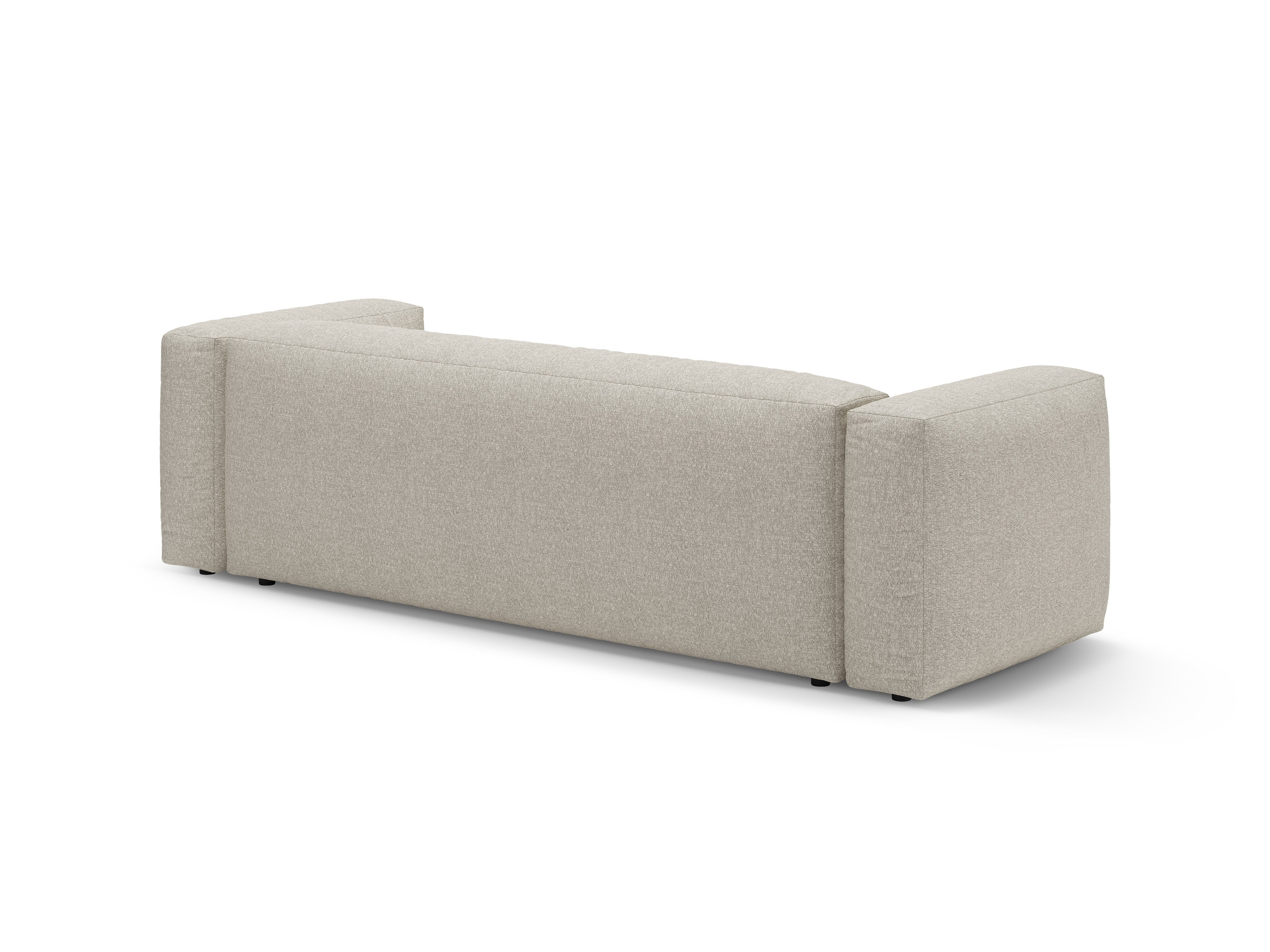 3-Seater Sofa with Sleeping Function MARTINA Beige Boucle