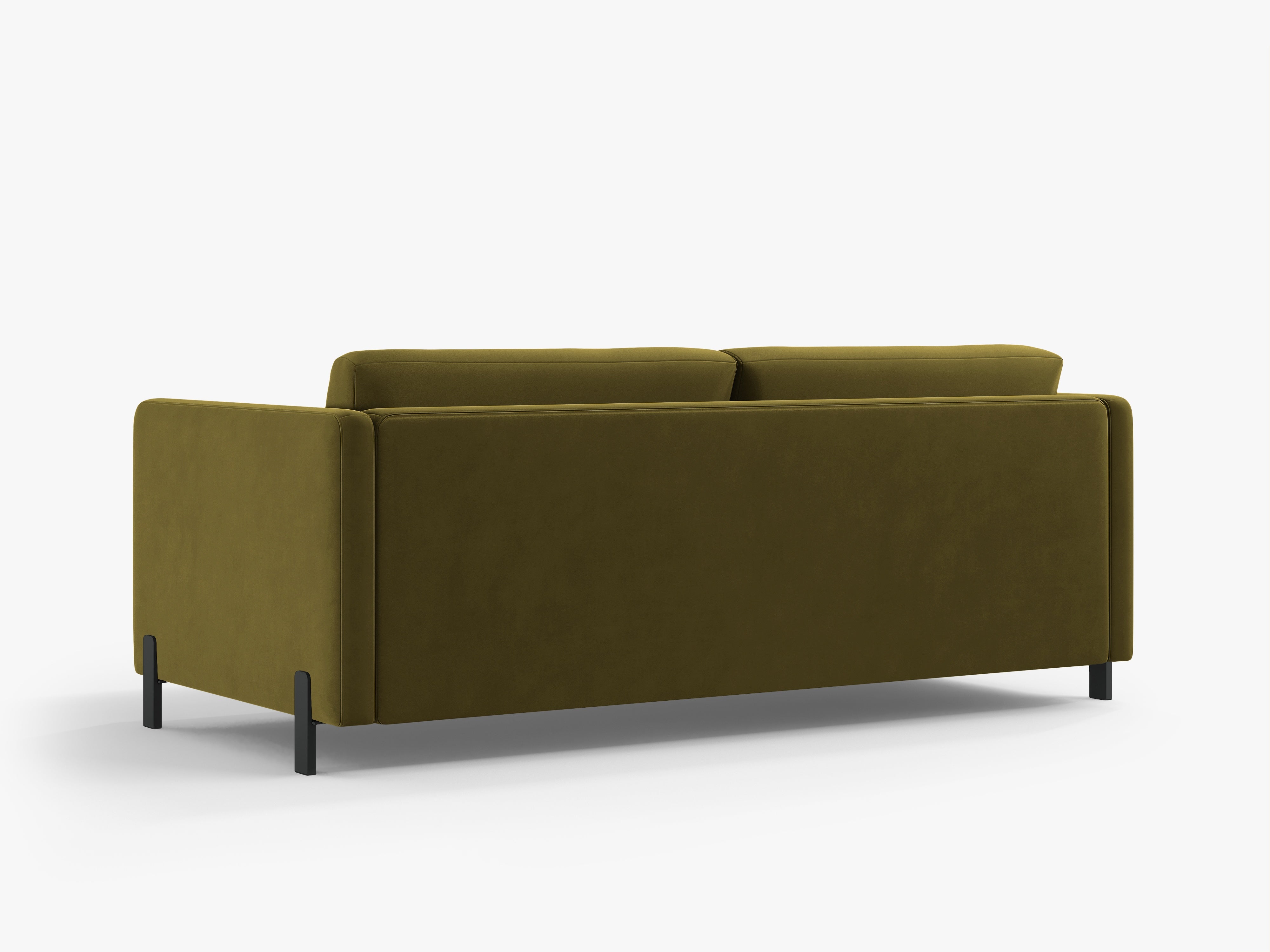 Velvet 3-Seater Sofa with Sleeping Function GLORIA Green