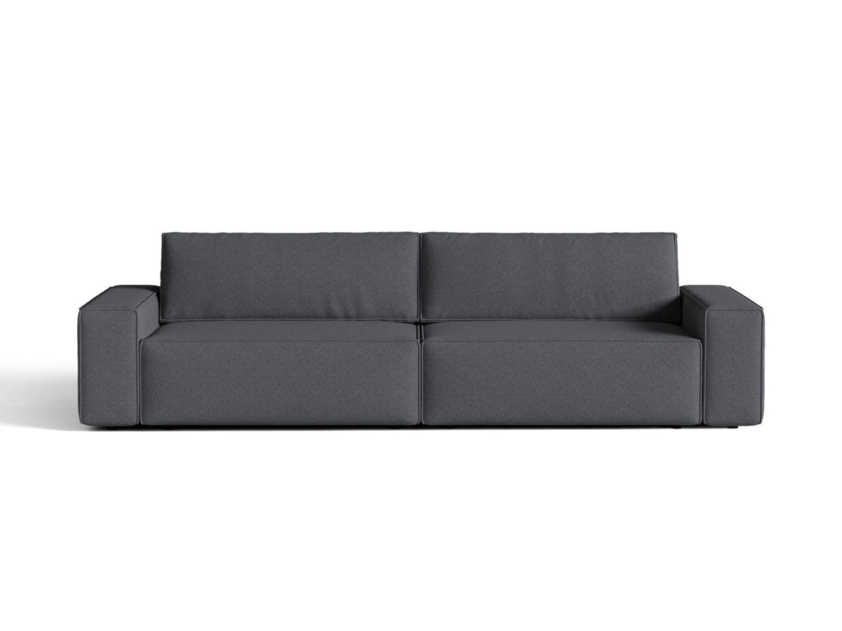 Sofa 3-osobowa z funkcją spania JODIE ciemny szary – Micadoni