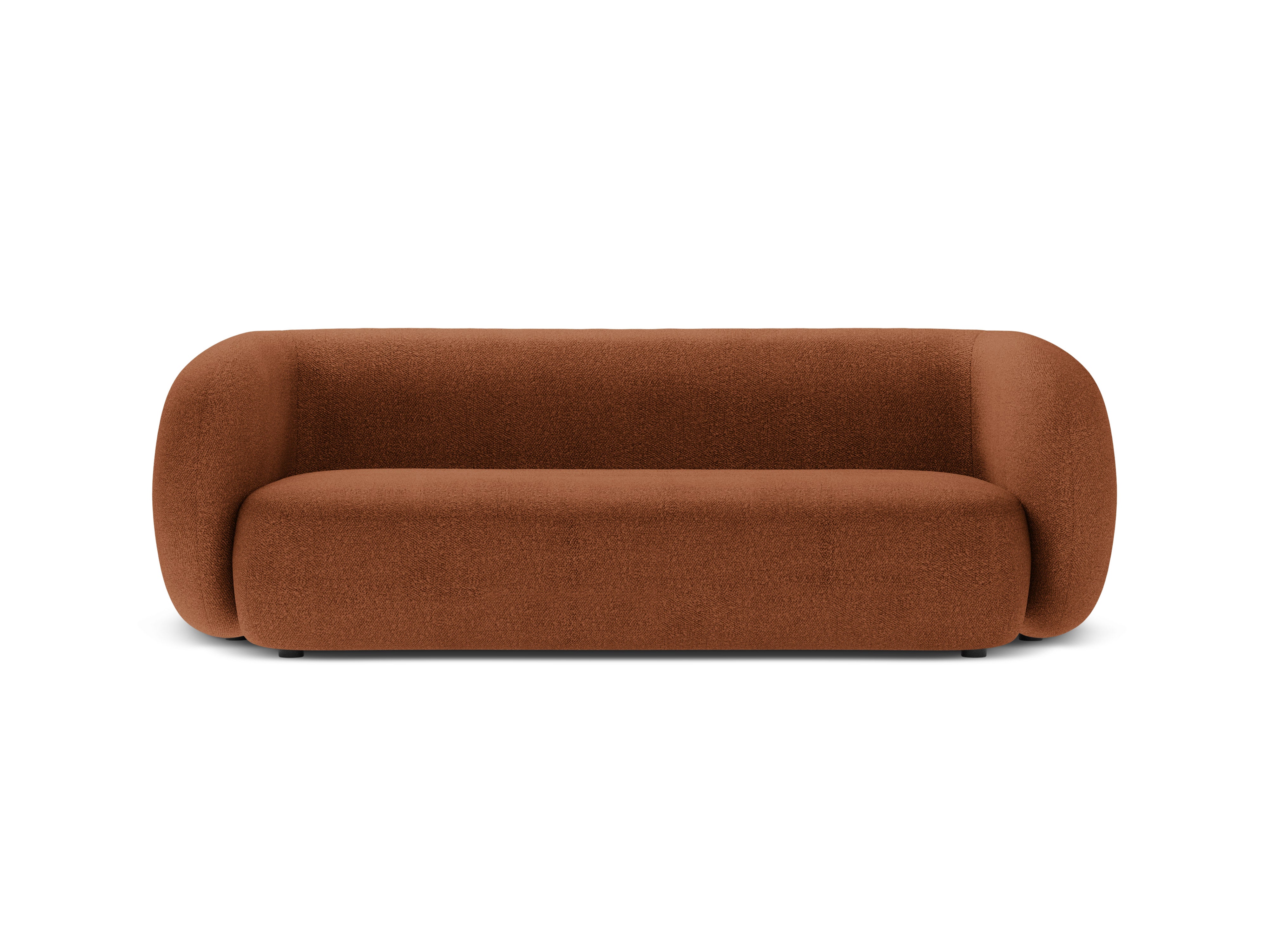 Sofa 3-osobowa KATE terracotta boucle – Micadoni