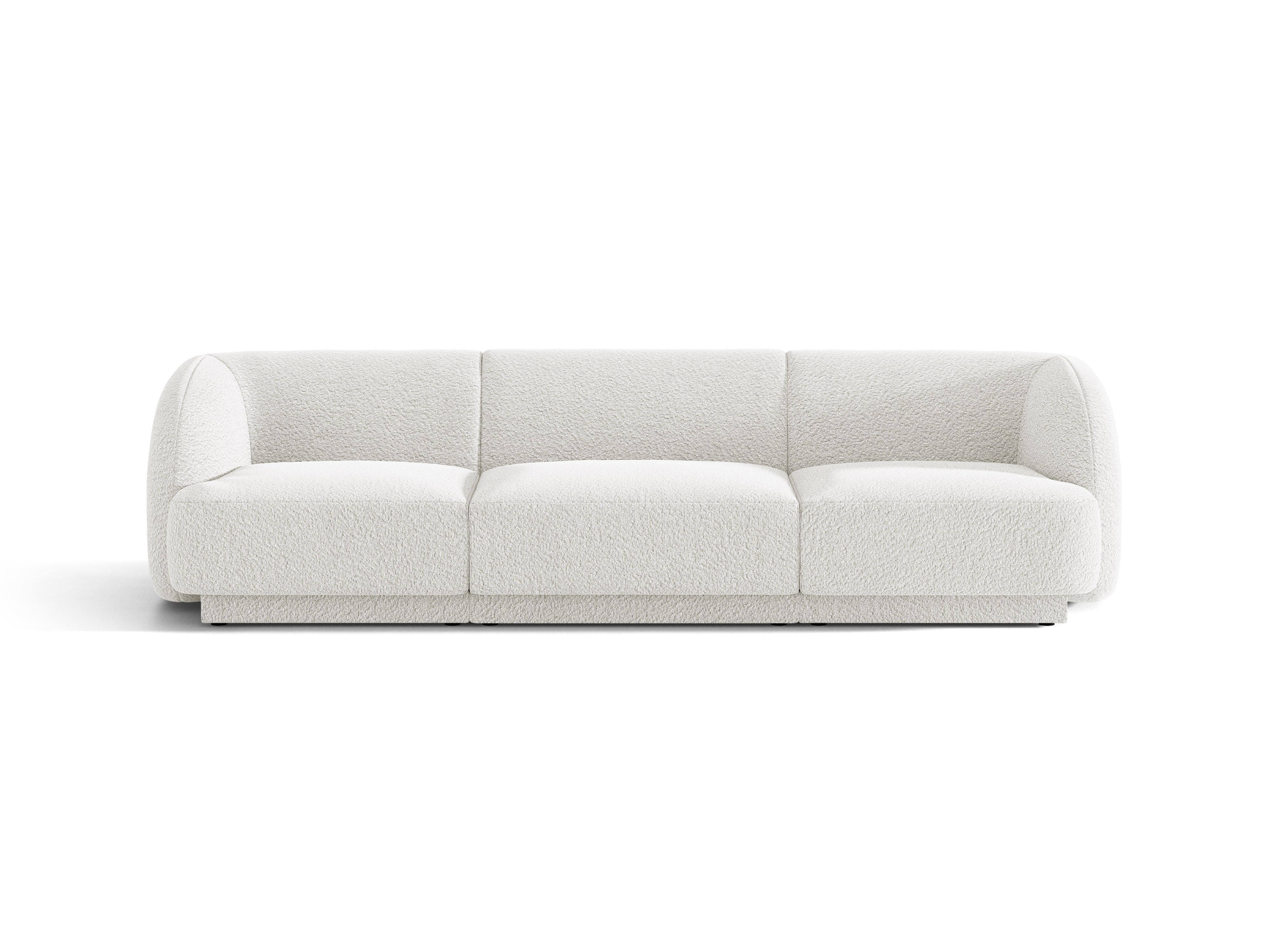Sofa 3-osobová MILEY biela boucle