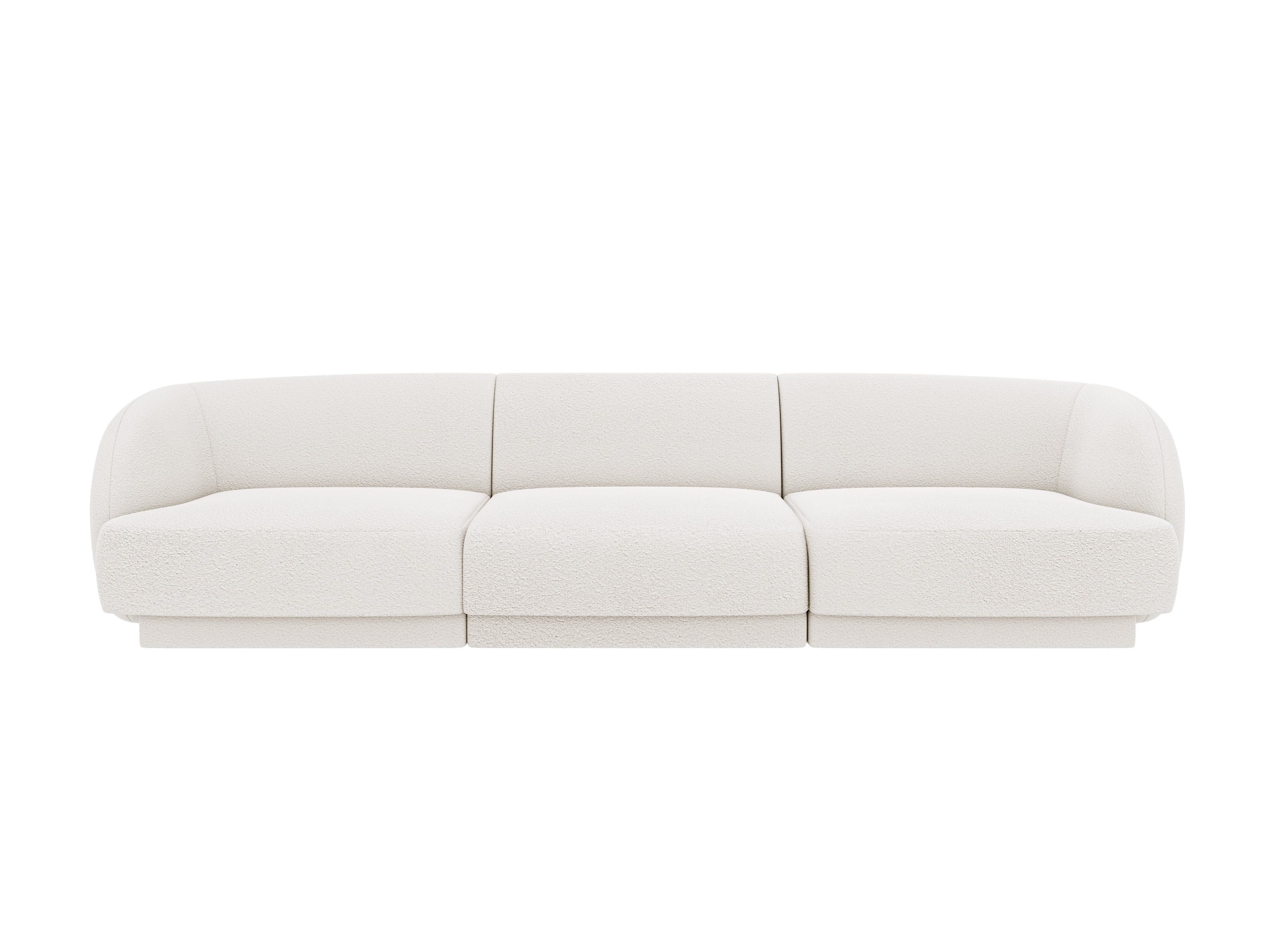 Sofa 3-osobová MILEY biela boucle