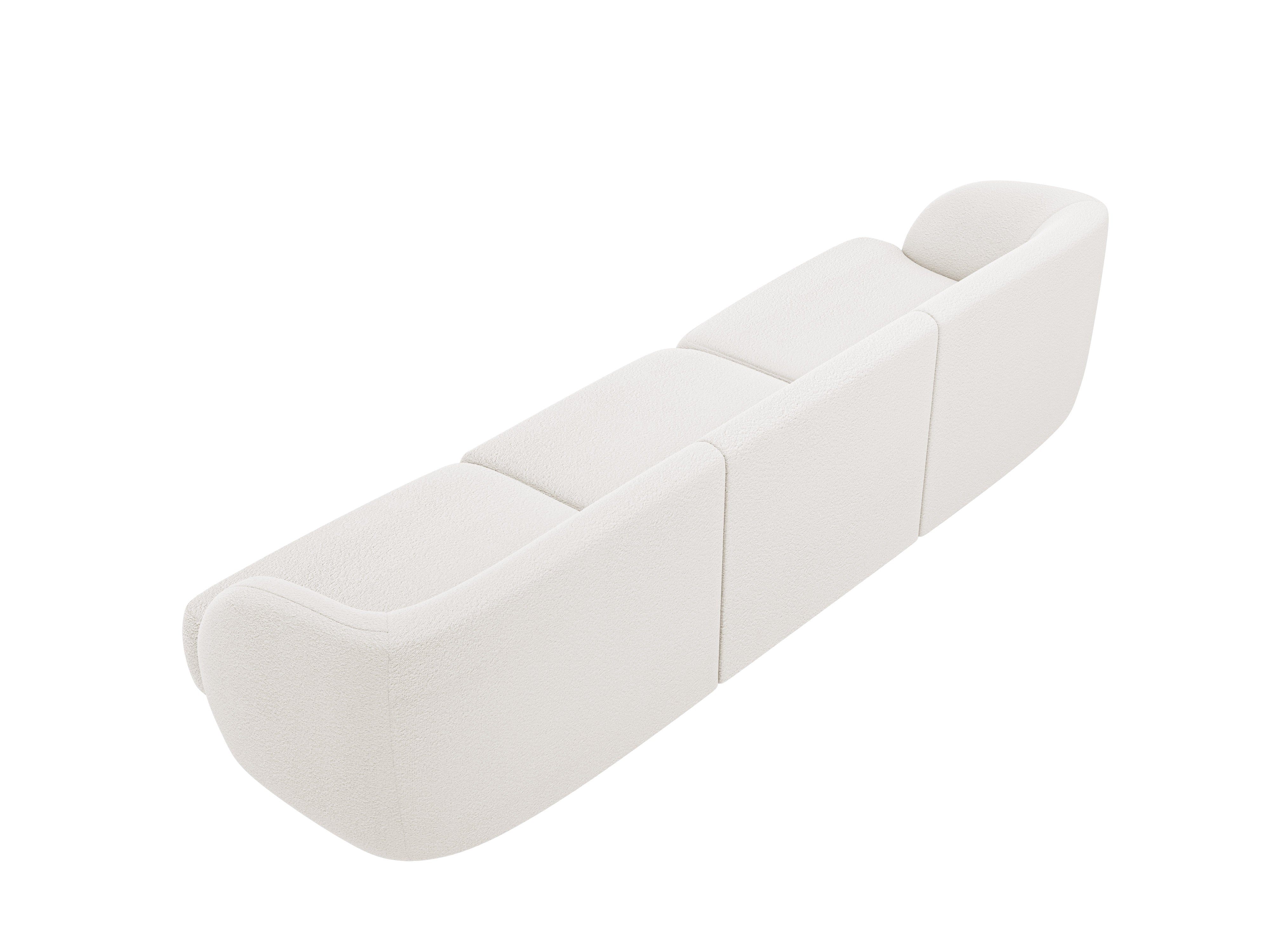 Sofa 3-osobová MILEY biela boucle