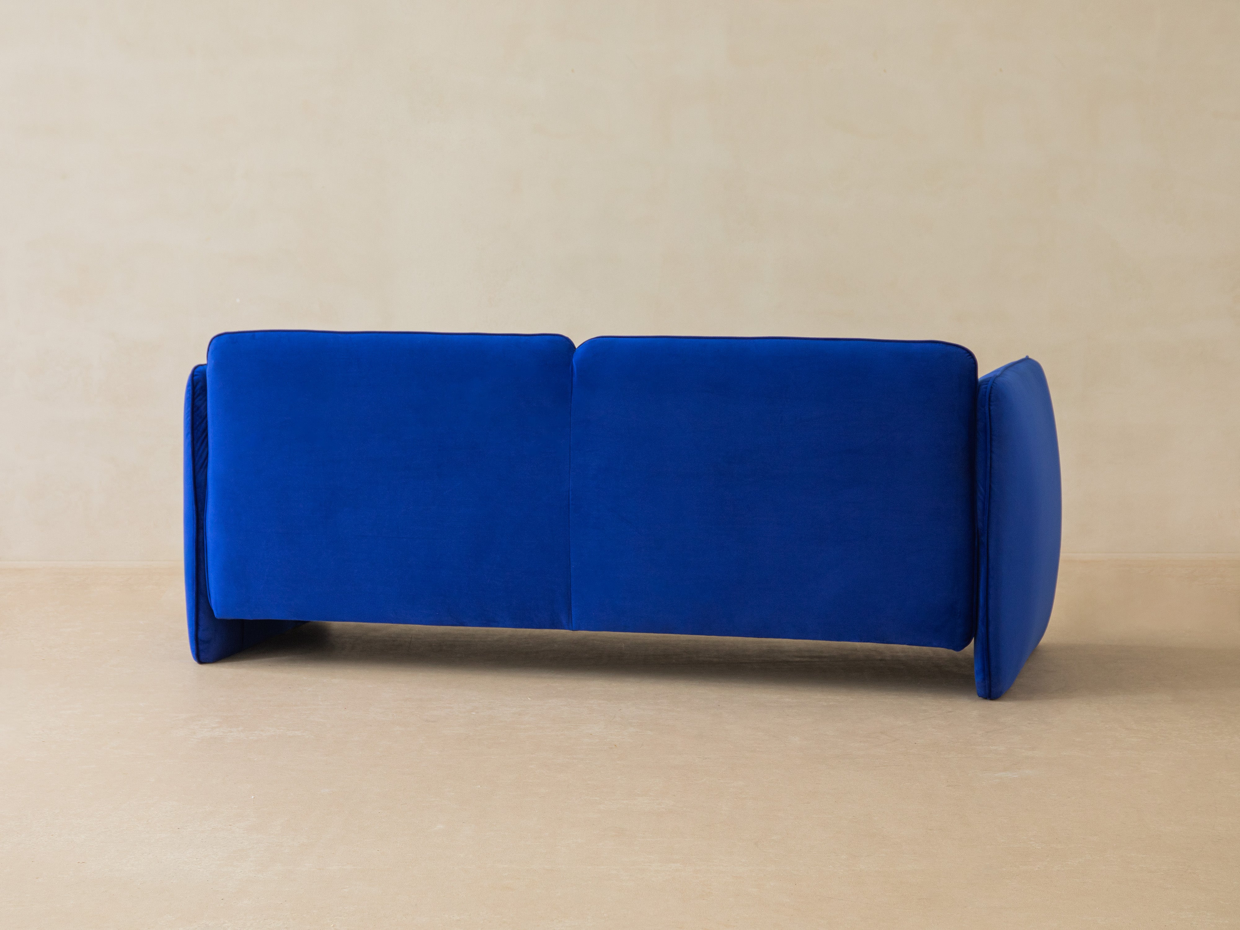 2-seater Sofa GEORGIA brown chenille