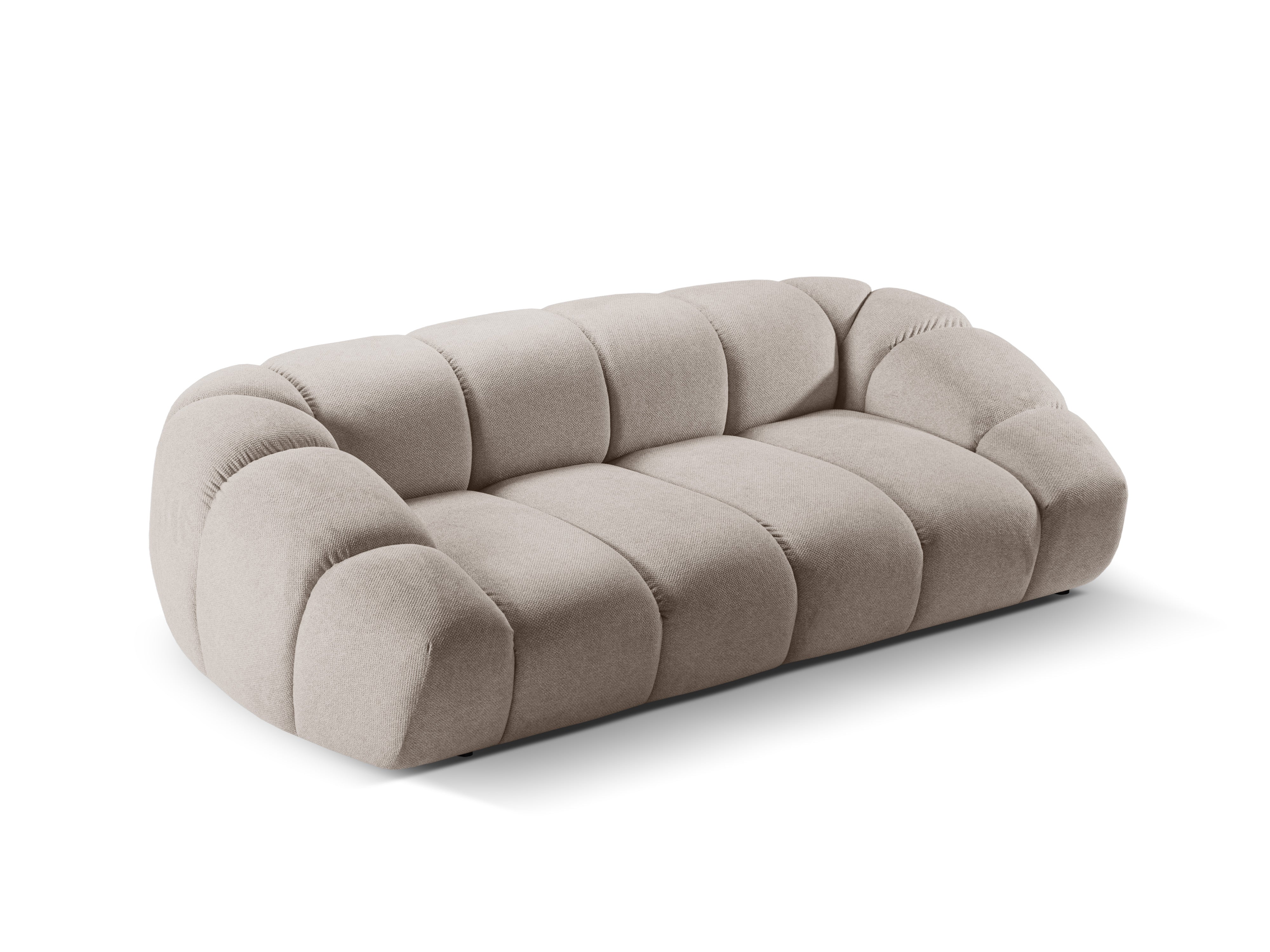 3-seater Sofa DIANA dark beige chenille