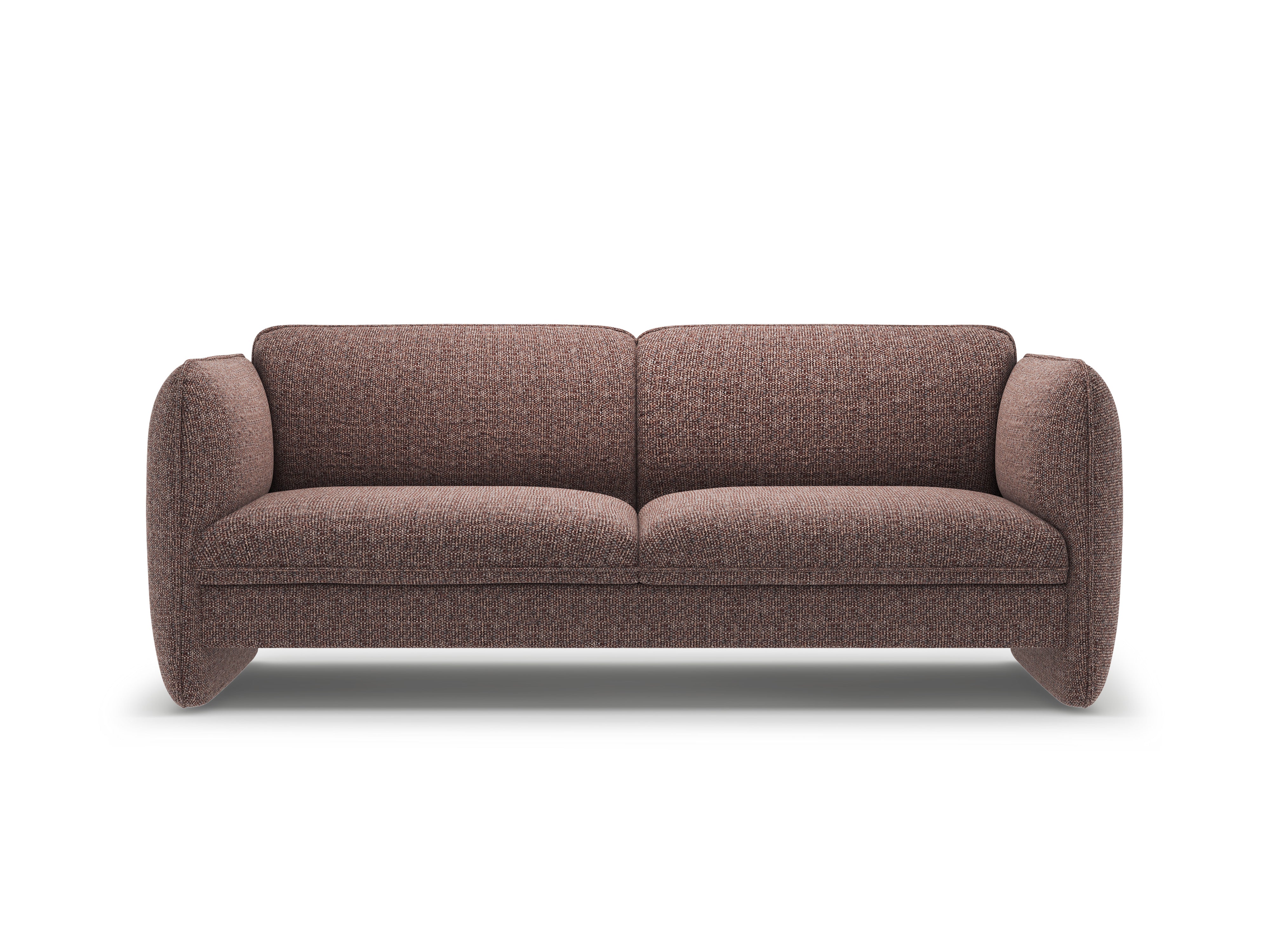 Sofa pre 3 osoby GEORGIA hnedý šenil