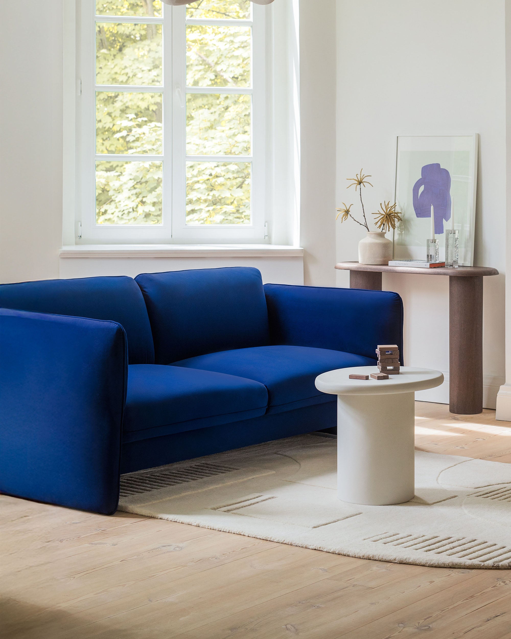 Sofa pre 3 osoby GEORGIA hnedý šenil