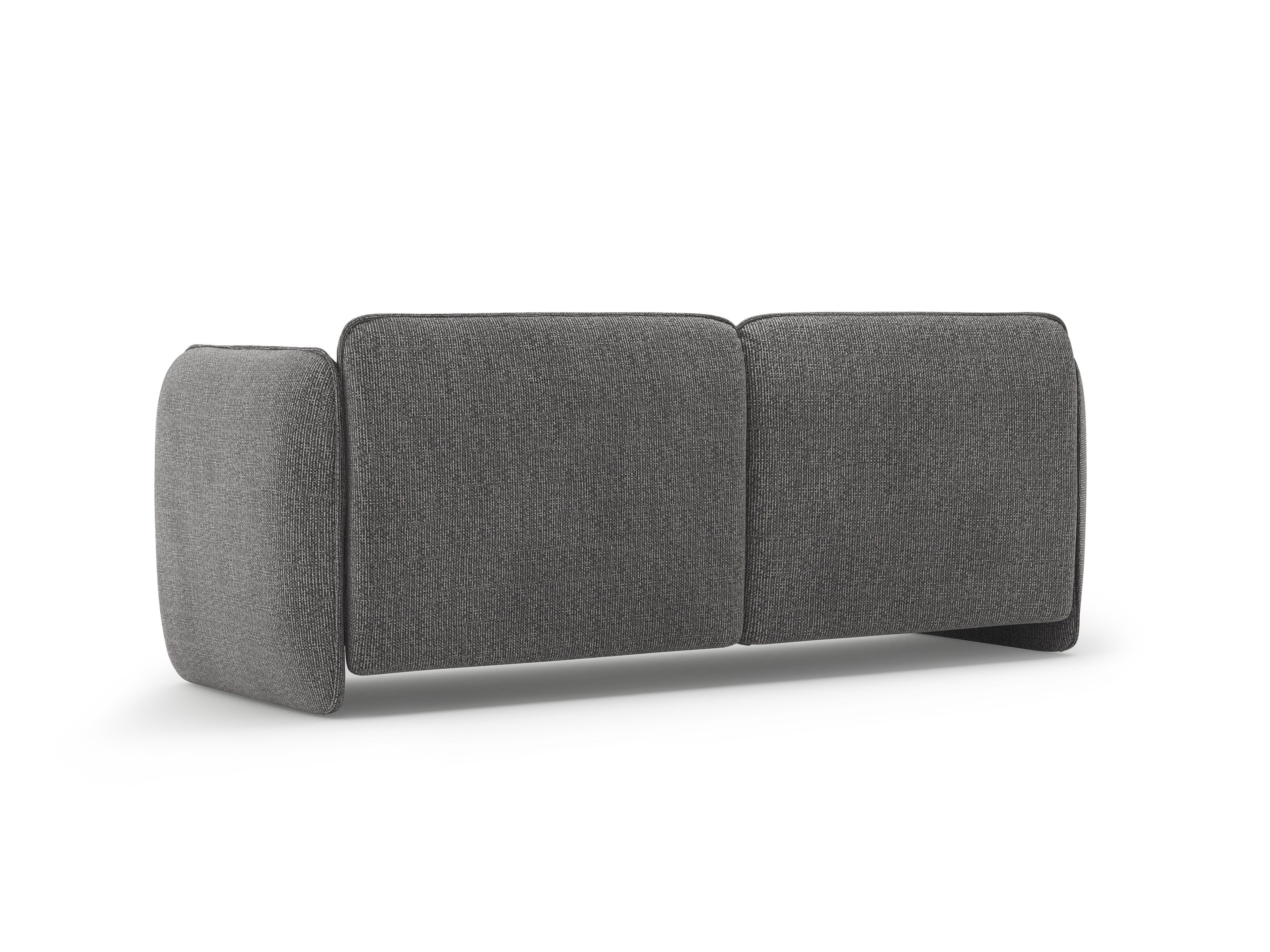 Sofa pre 3 osoby GEORGIA tmavosivý šenil