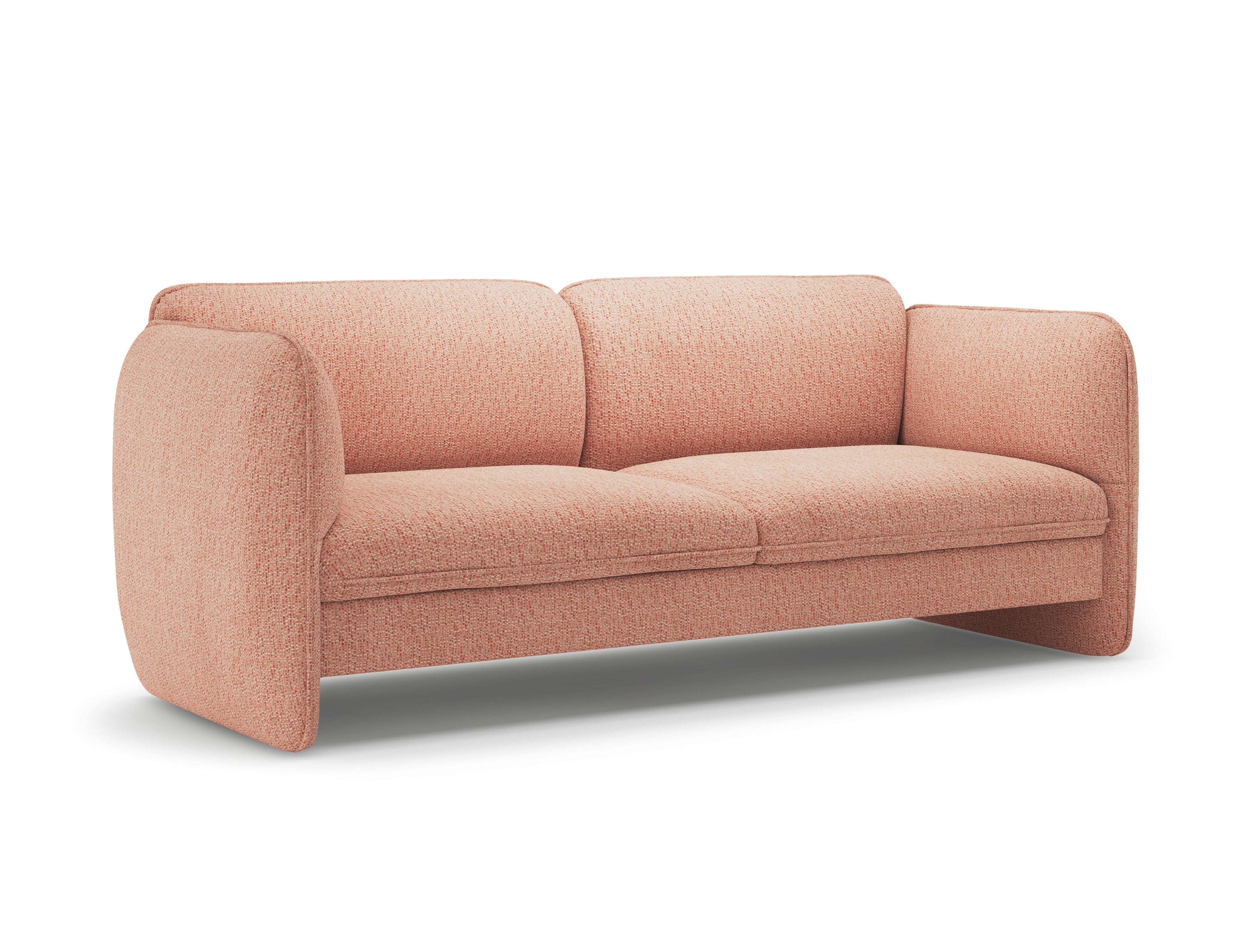 Sofa pre 3 osoby GEORGIA, ružový šenil