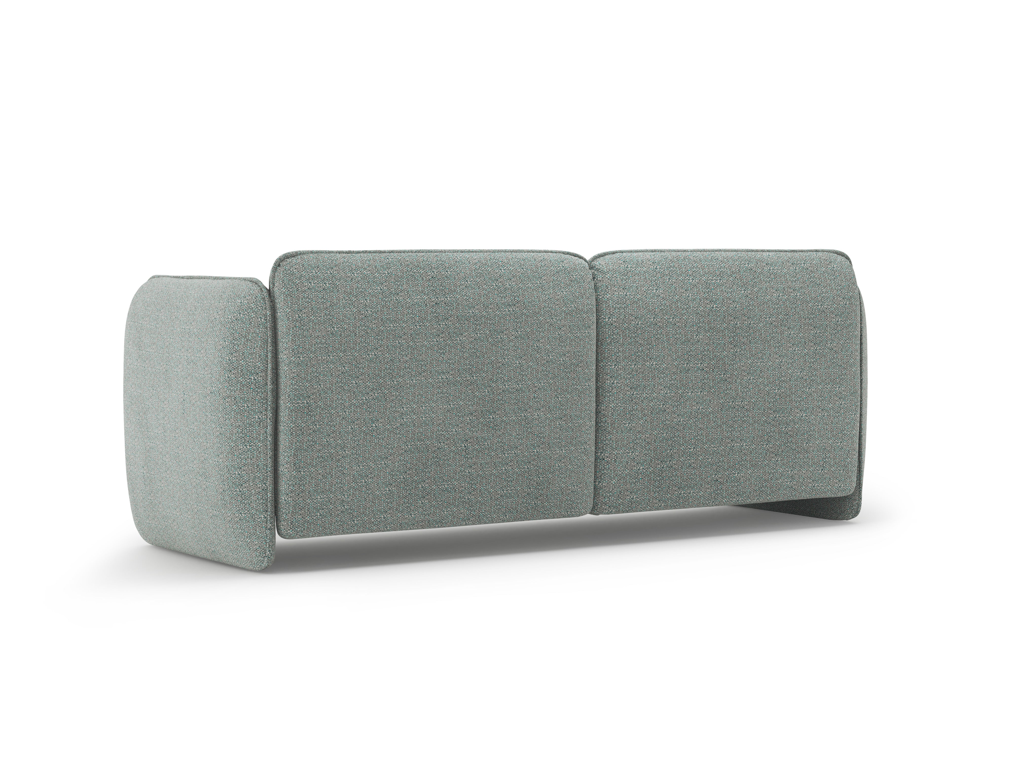 Sofa pre 3 osoby GEORGIA v tlmenom modrom szenile
