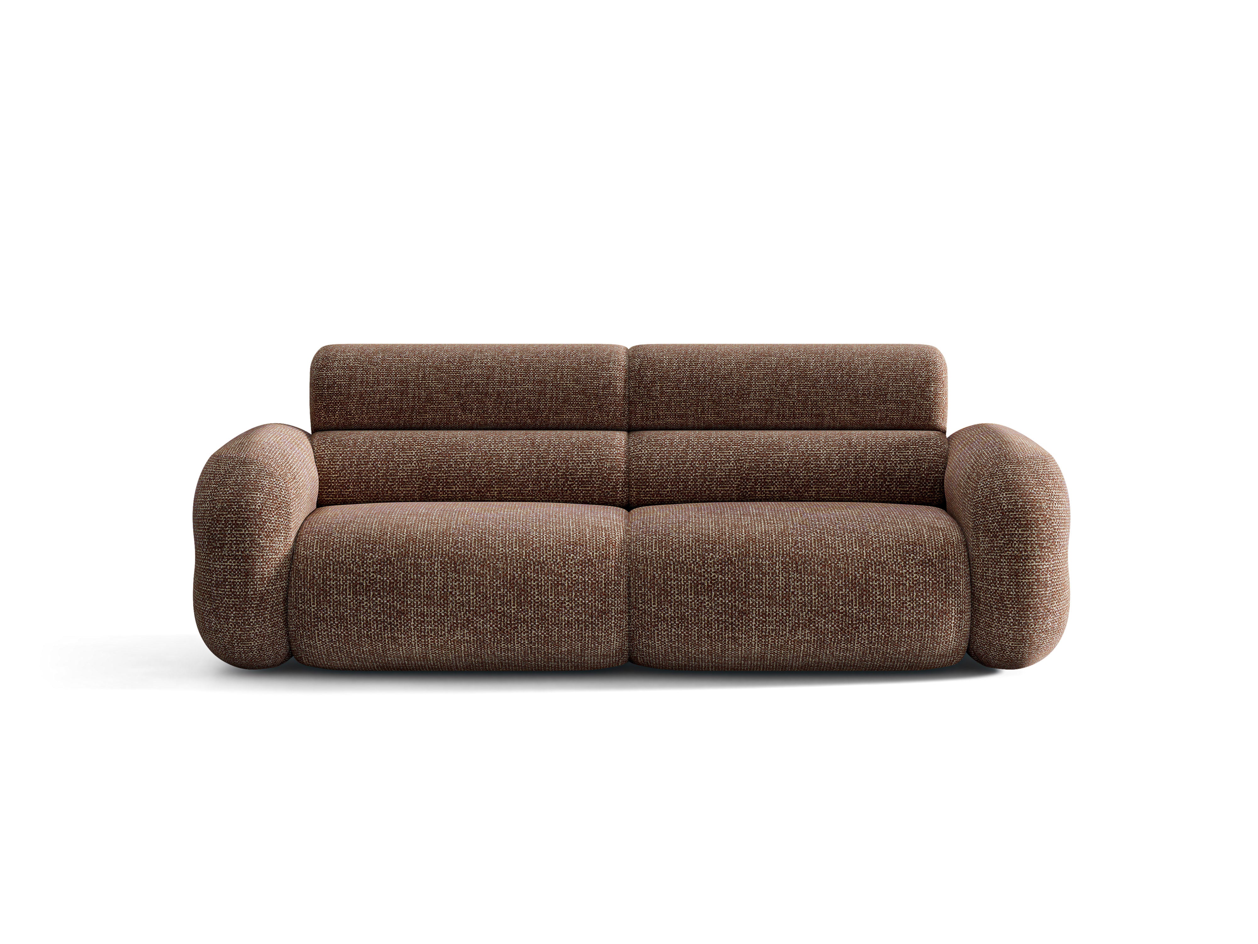Sofa 3-osobová NEO hnedý melír