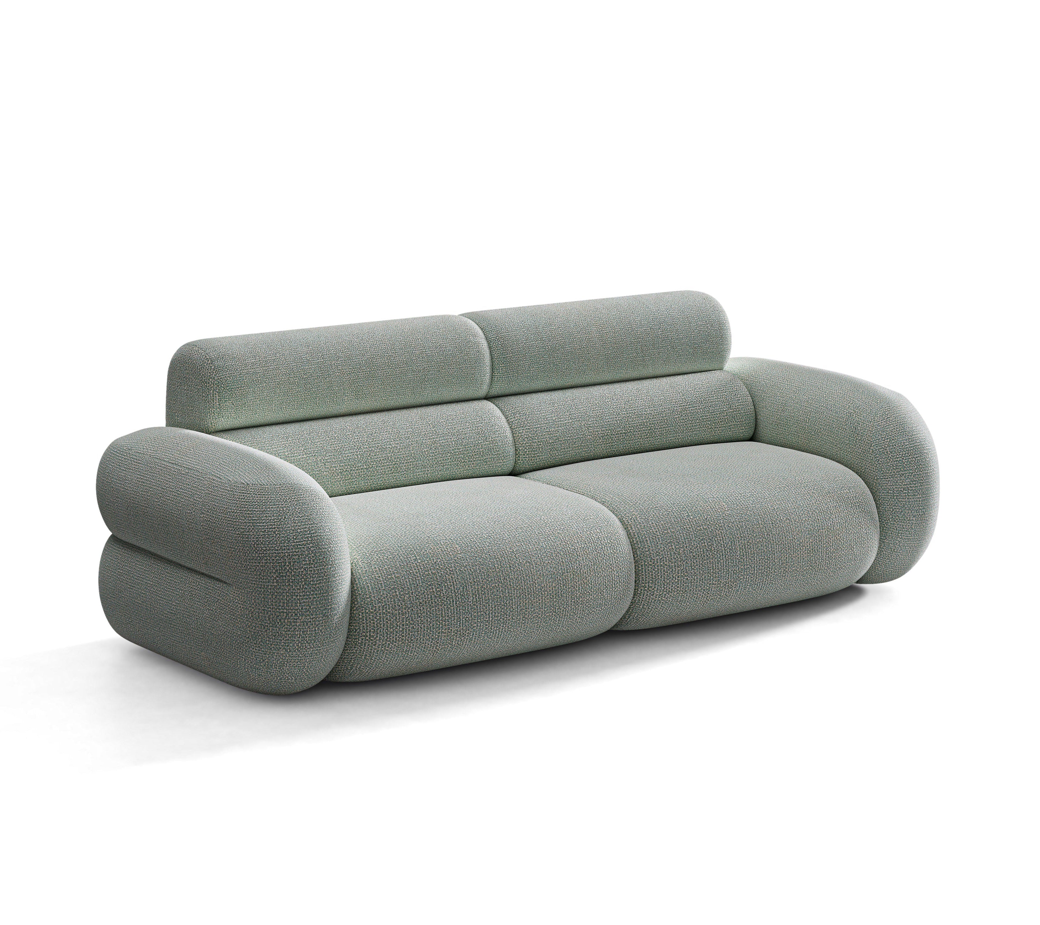 Sofa 3-osobová NEO modrý melír