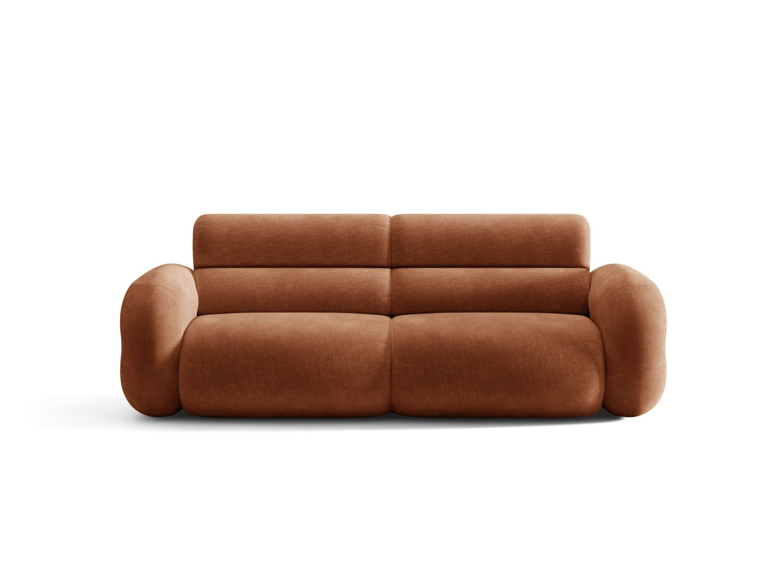 Sofa 3-miestna NEO tehlovočervený šenil
