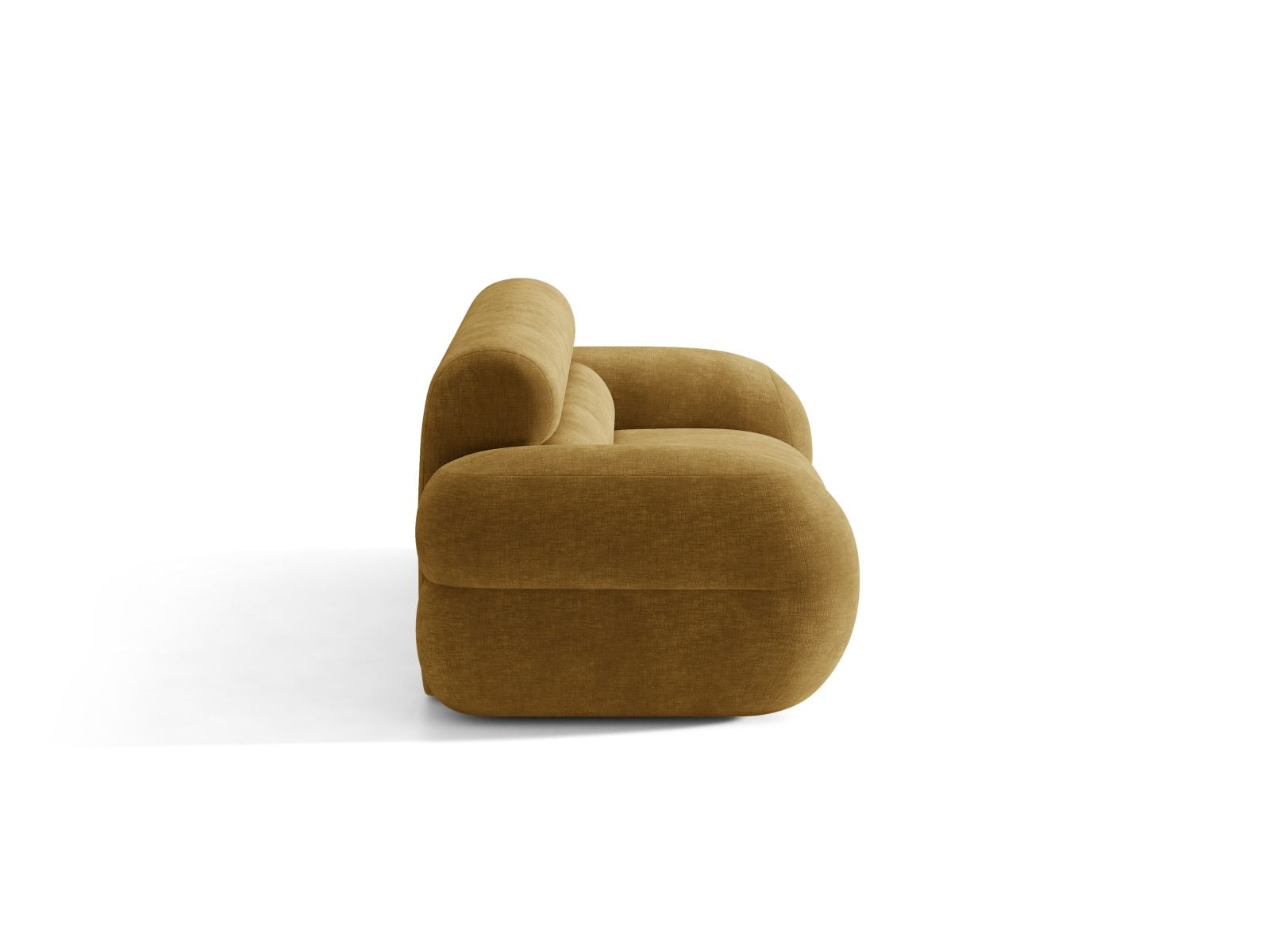 Sofa pre 3 osoby NEO v horčicovom šenile