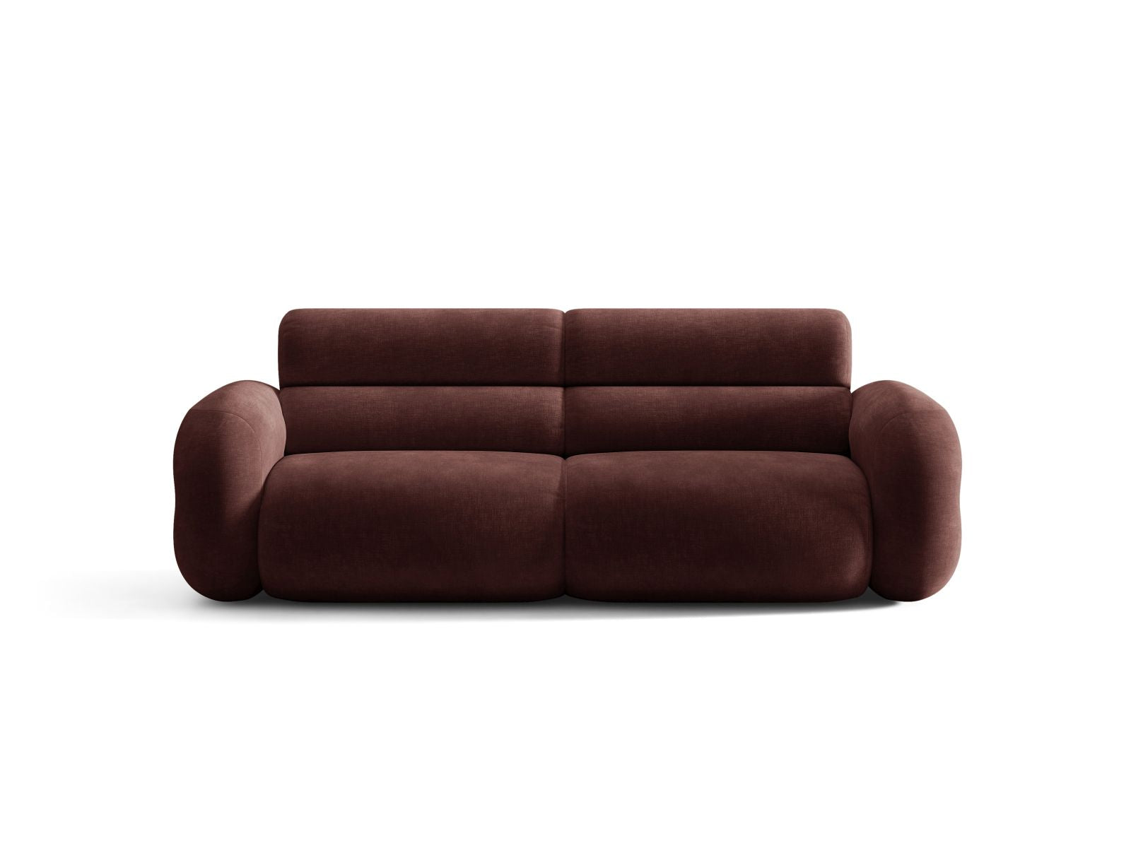 Sofa pre 3 osoby NEO, čerešňový šenil