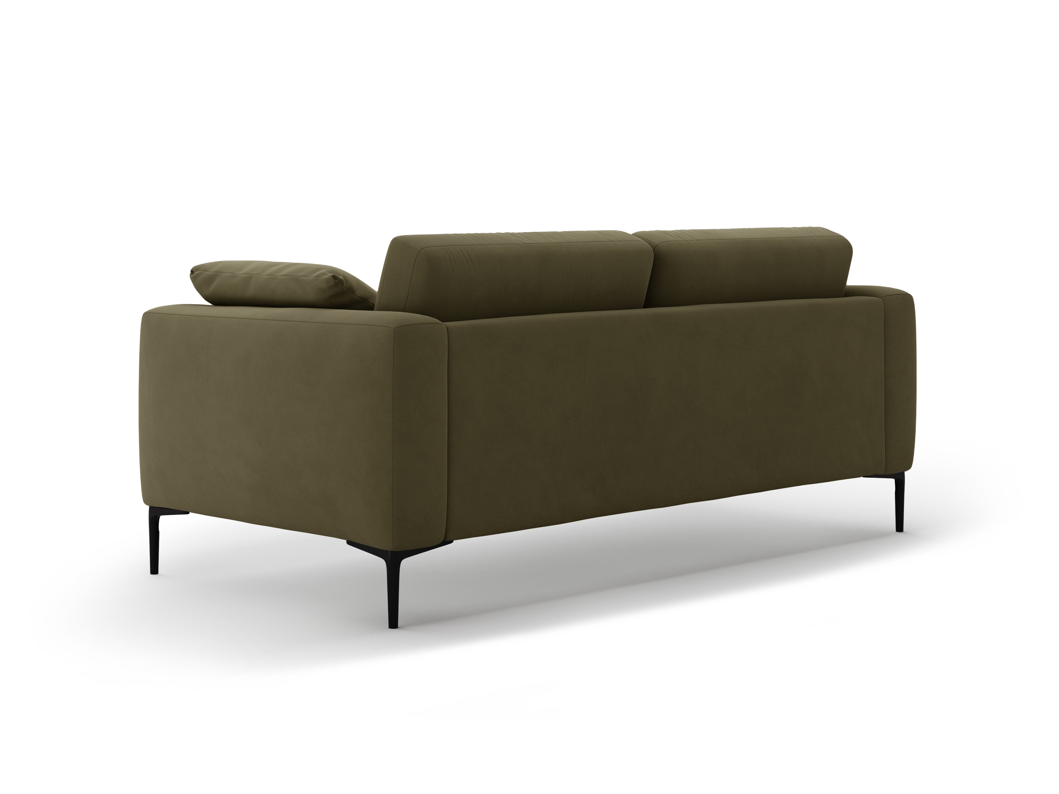 Sofa z jemného velúru 3-miestna BEMY zelená