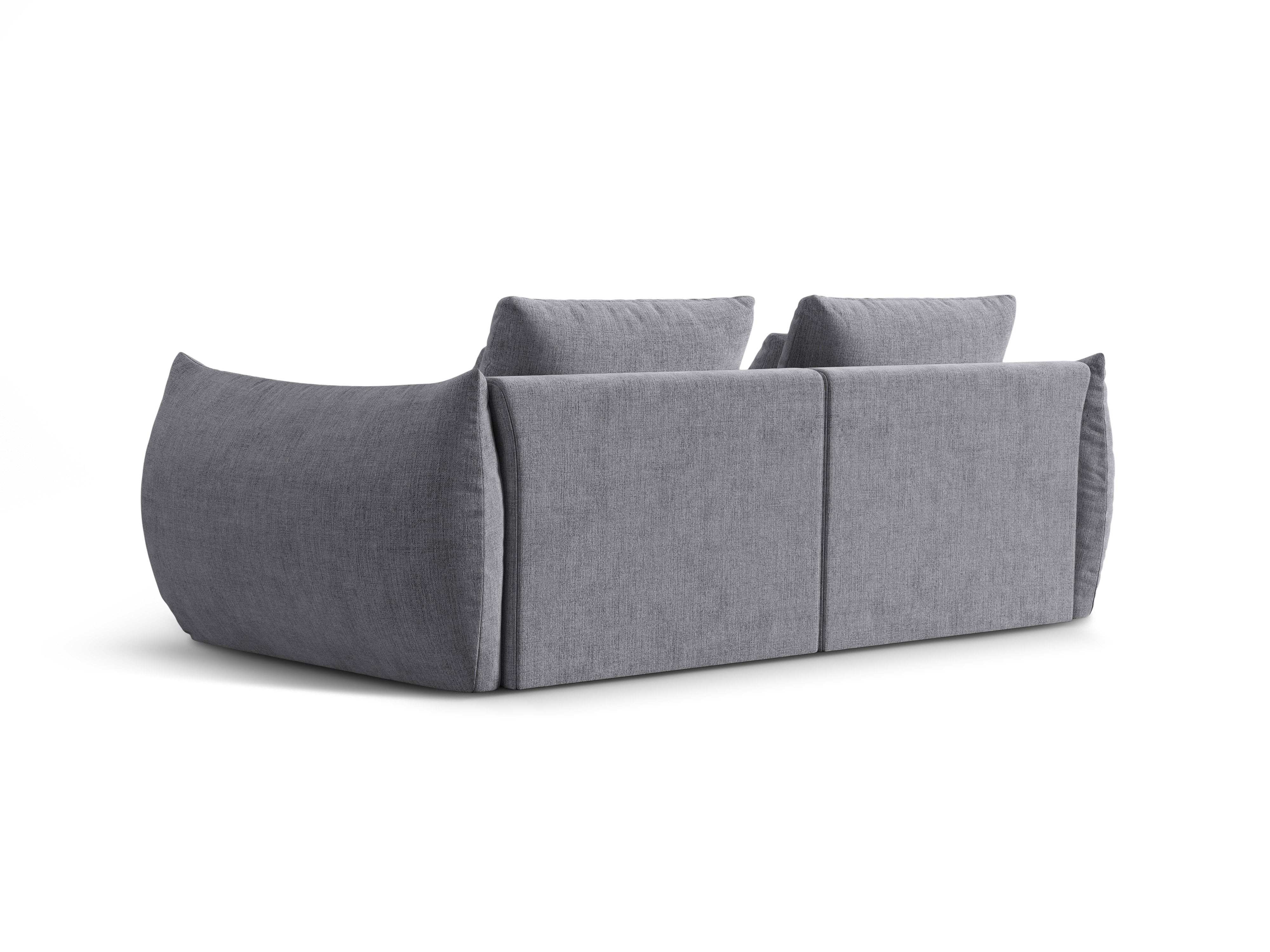 3-seater Bloom gray sofa